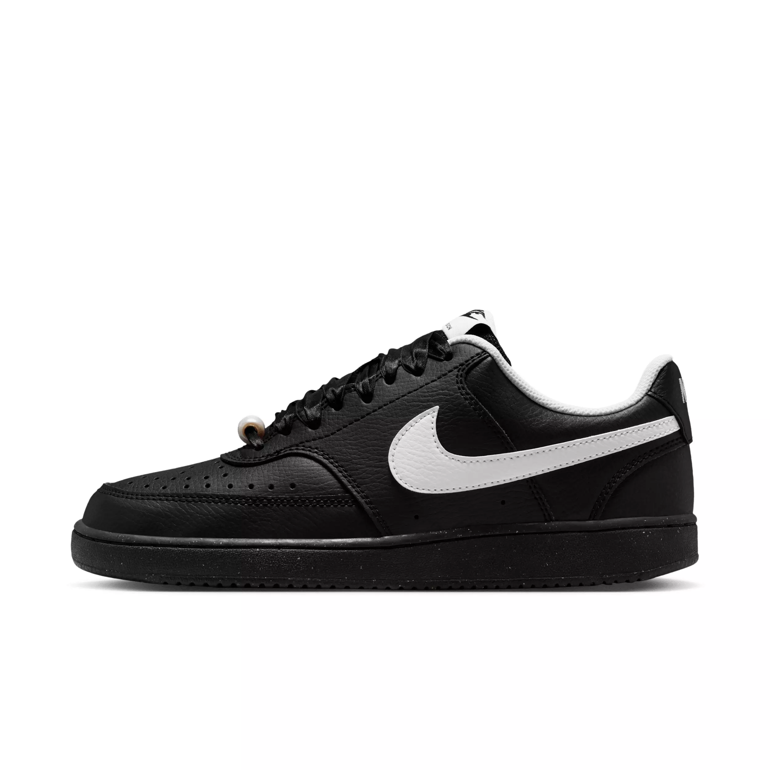 Nike Court Vision Low "Black/White" Women's Shoe - BLACK/WHITE