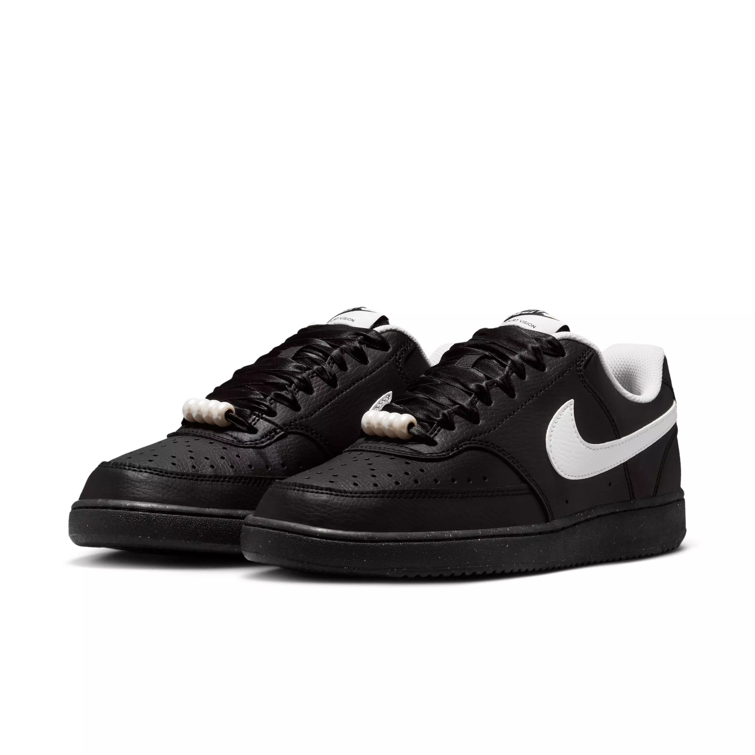 Nike Court Vision Low "Black/White" Women's Shoe - BLACK/WHITE