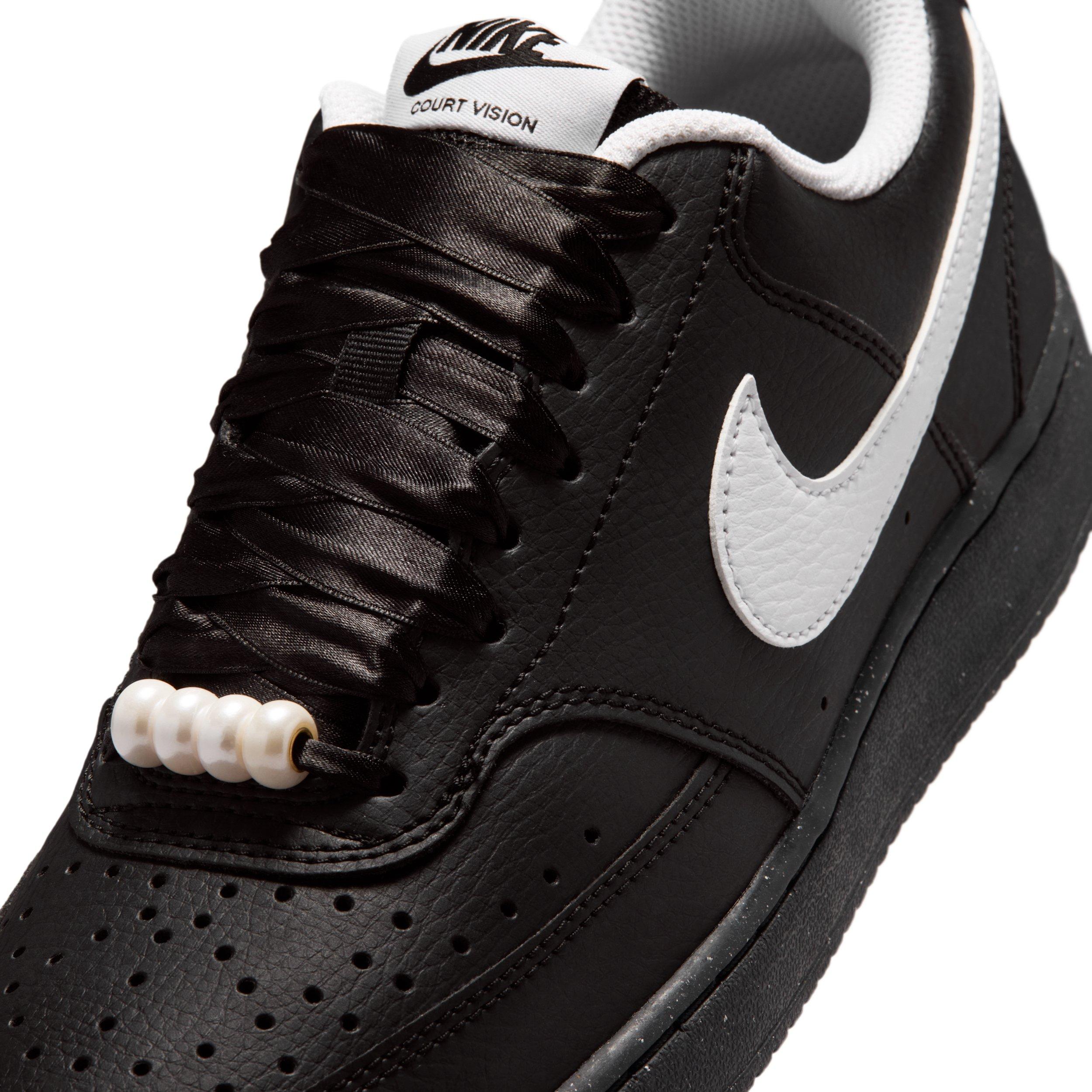 Nike Court Vision Low "Black/White" Women's Shoe - BLACK/WHITE