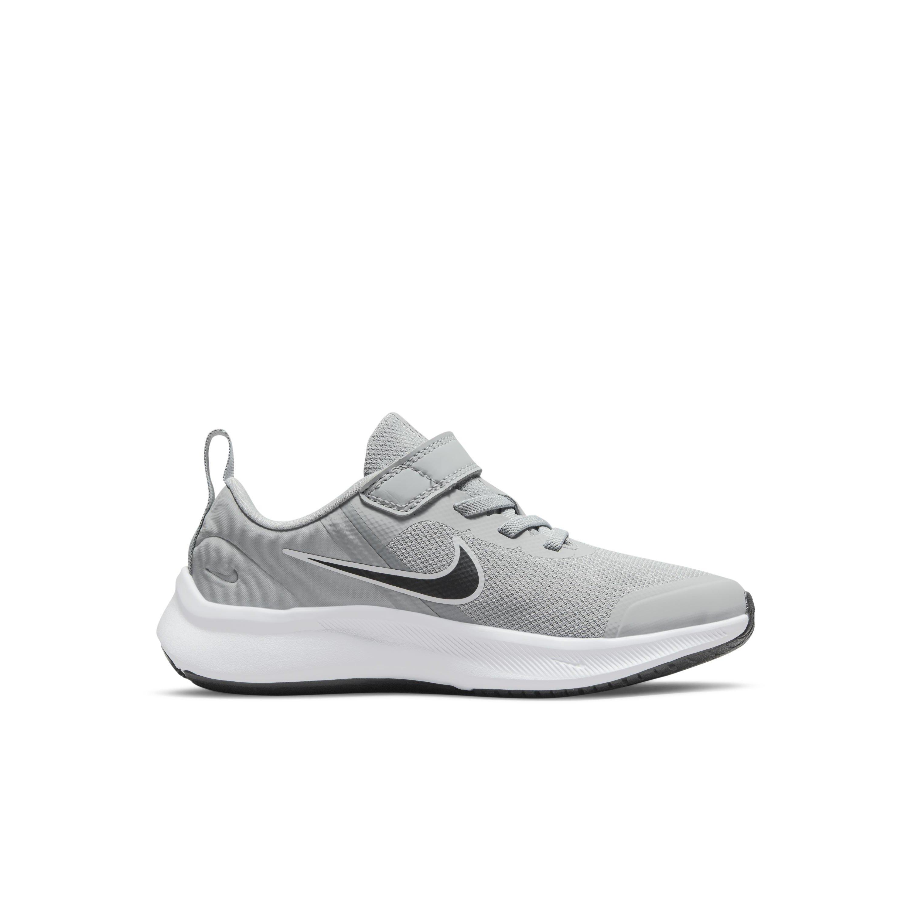Nike Star Runner 3 "Light Smoke Grey/Black/Smoke Grey" Preschool Boys' Running Shoe - GREY Thumbnail View 1
