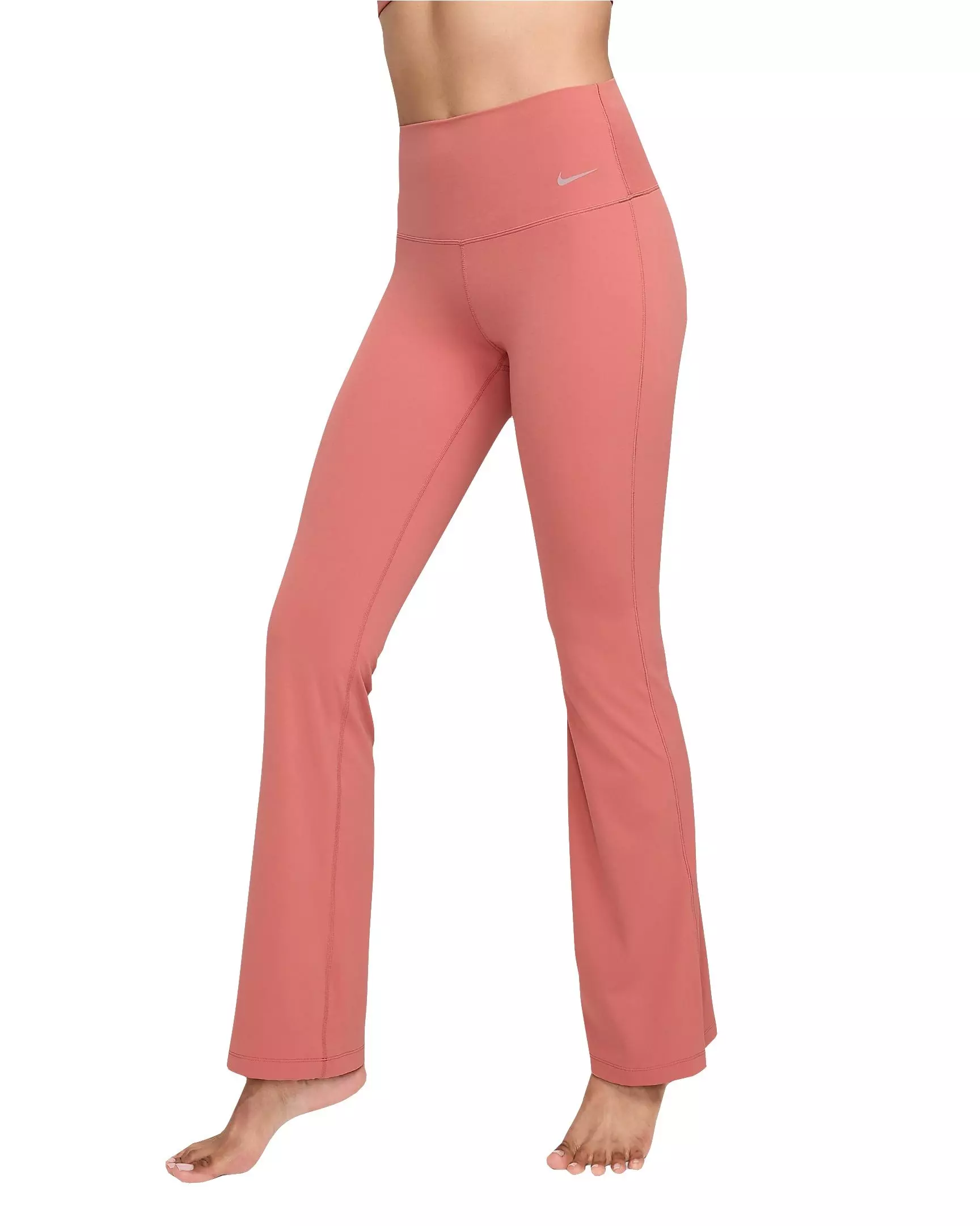 Nike Women's Zenvy High-Waisted Flared Leggings - PINK