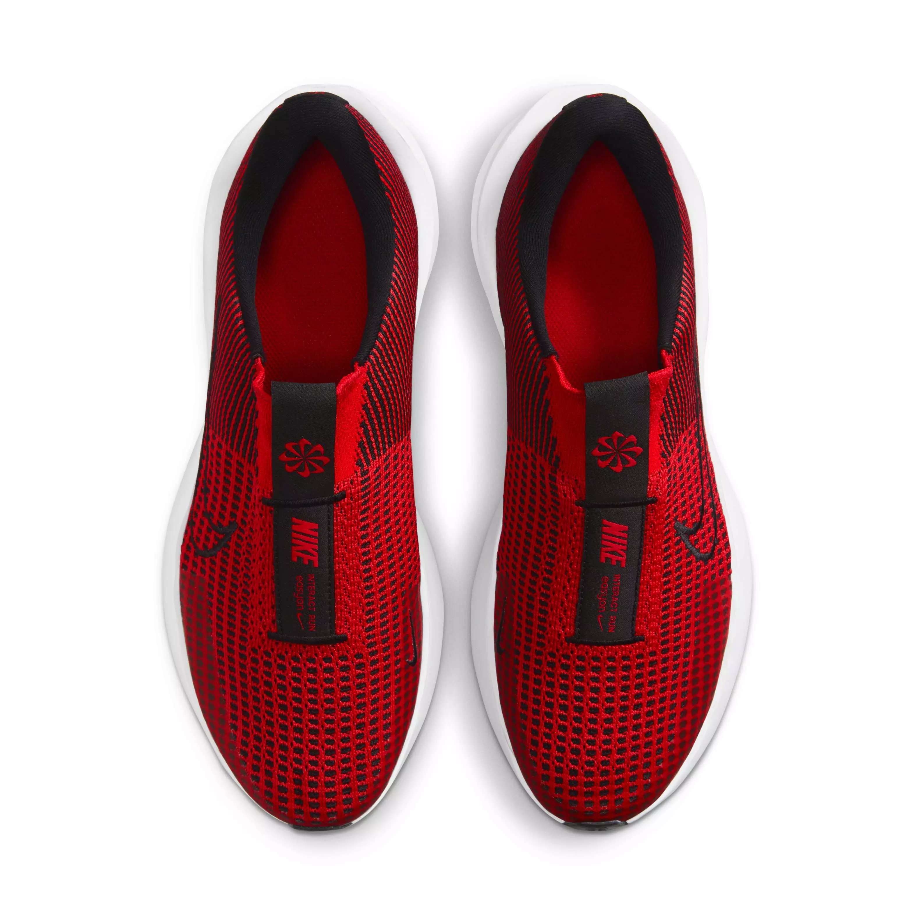 Nike Interact Run EasyOn "University Red/White/Black" Men's Running Shoe - RED/WHITE/BLACK