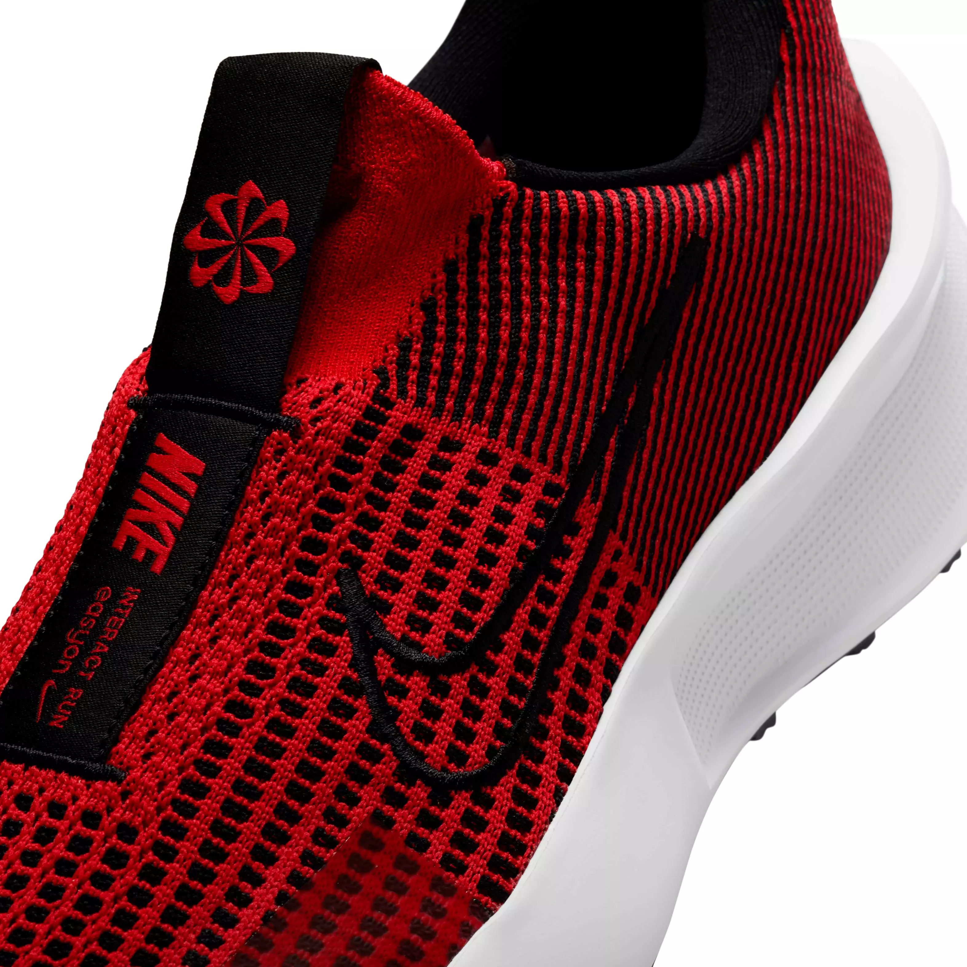 Nike Interact Run EasyOn "University Red/White/Black" Men's Running Shoe - RED/WHITE/BLACK