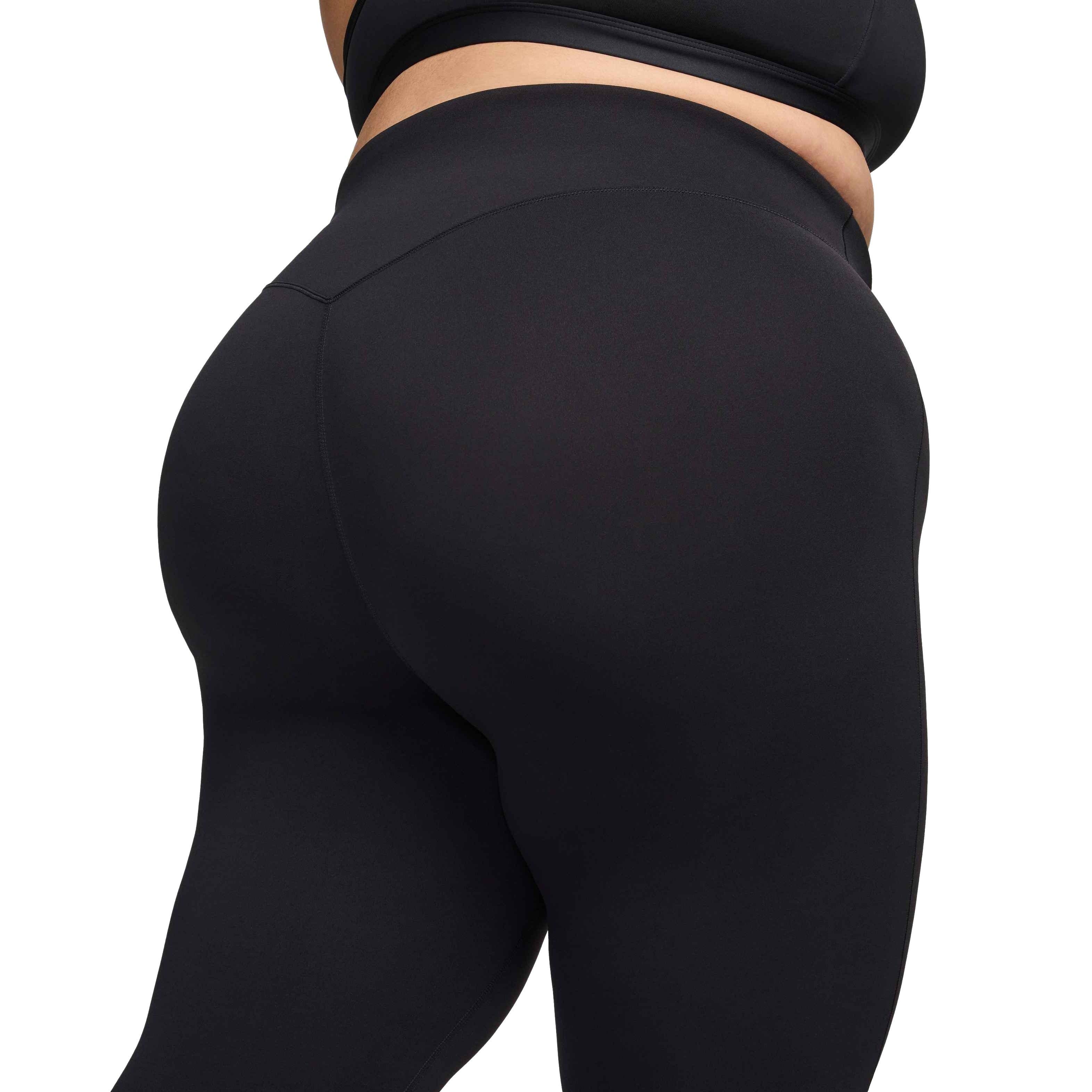 Nike Women's Zenvy High Waisted Flared Leggings - BLACK Thumbnail View 5