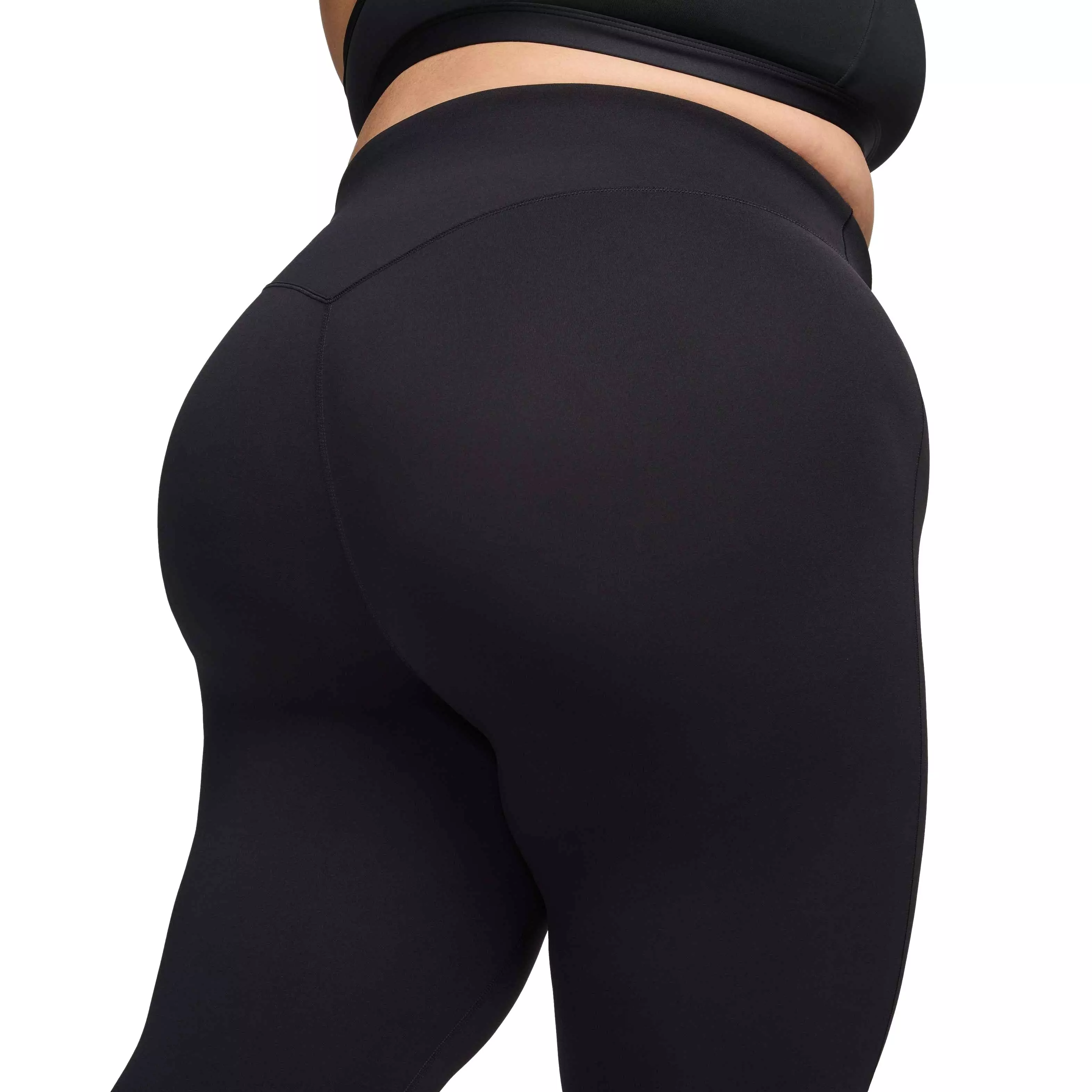 Nike Women's Zenvy High Waisted Flared Leggings - BLACK