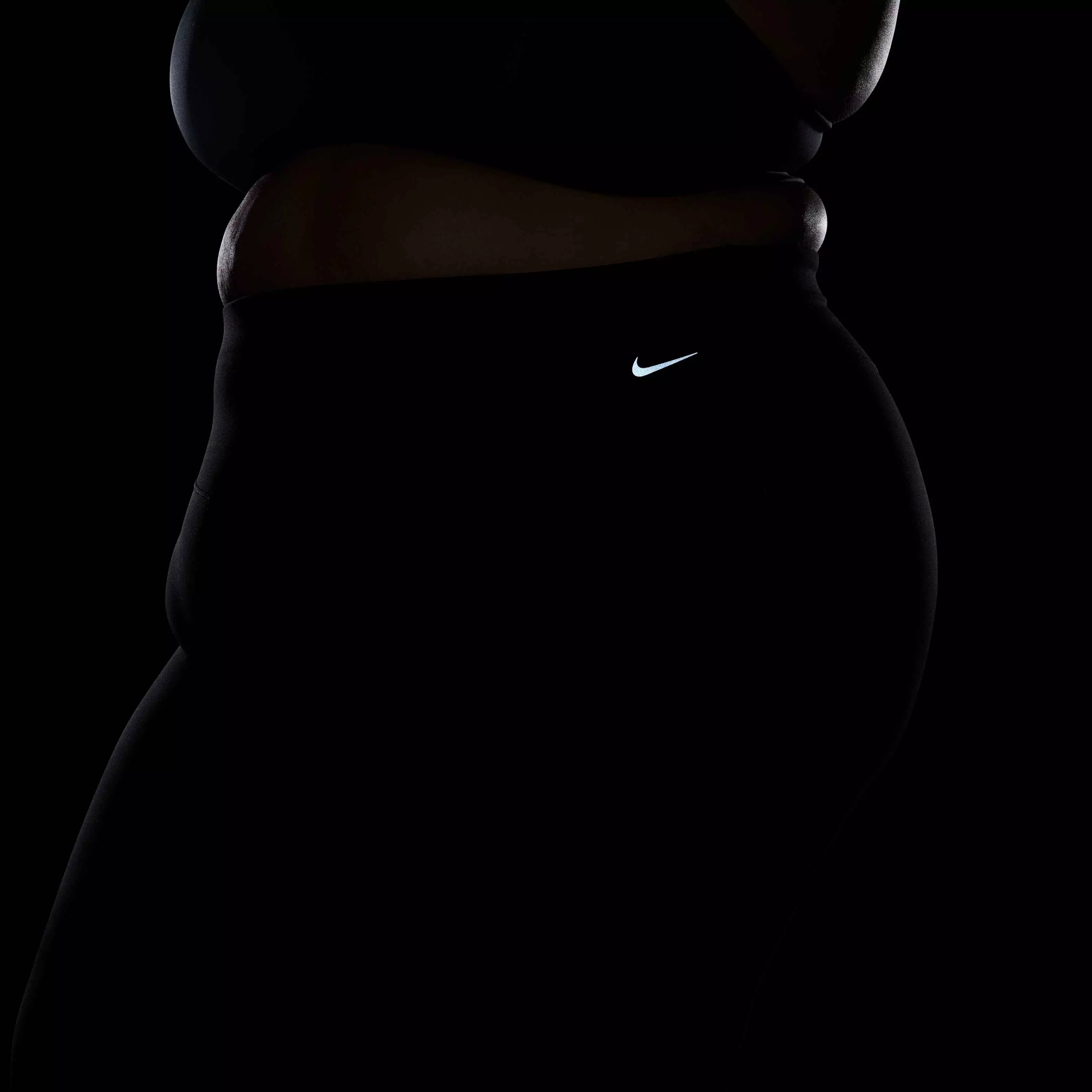 Nike Women's Zenvy High Waisted Flared Leggings - BLACK