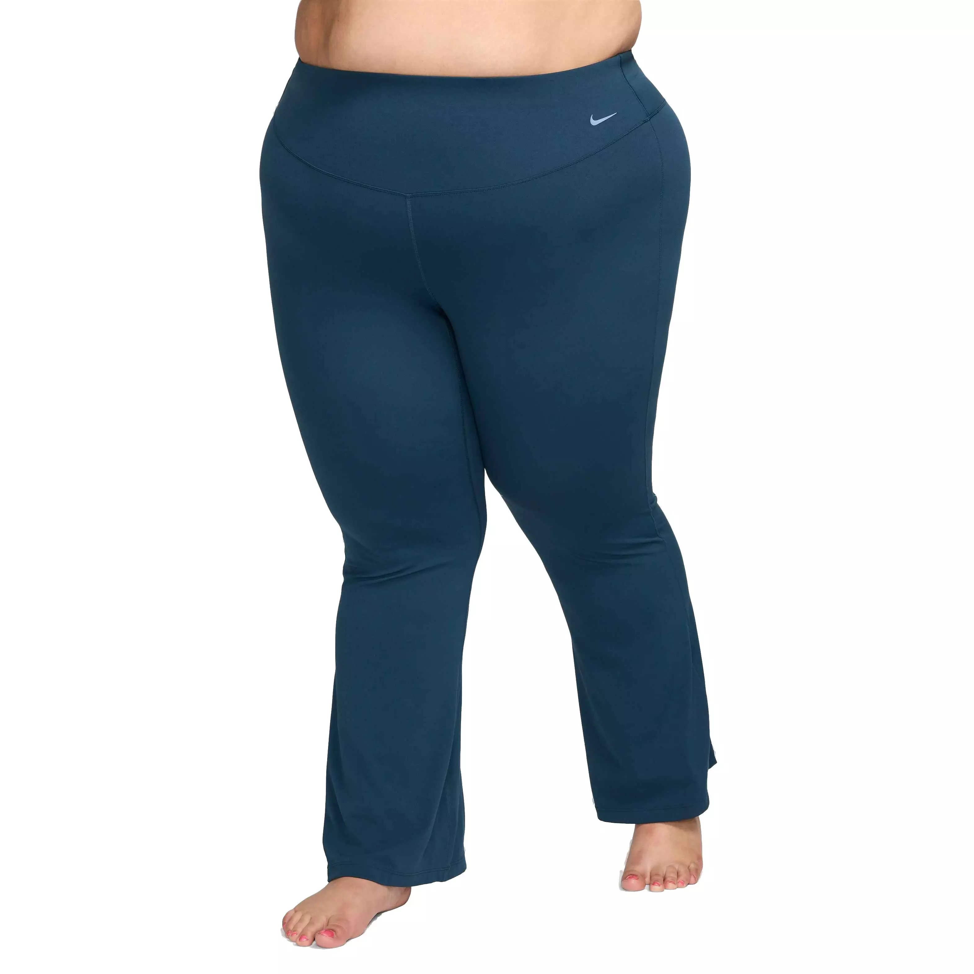 Nike Women's Zenvy High Waisted Flared Leggings - NAVY