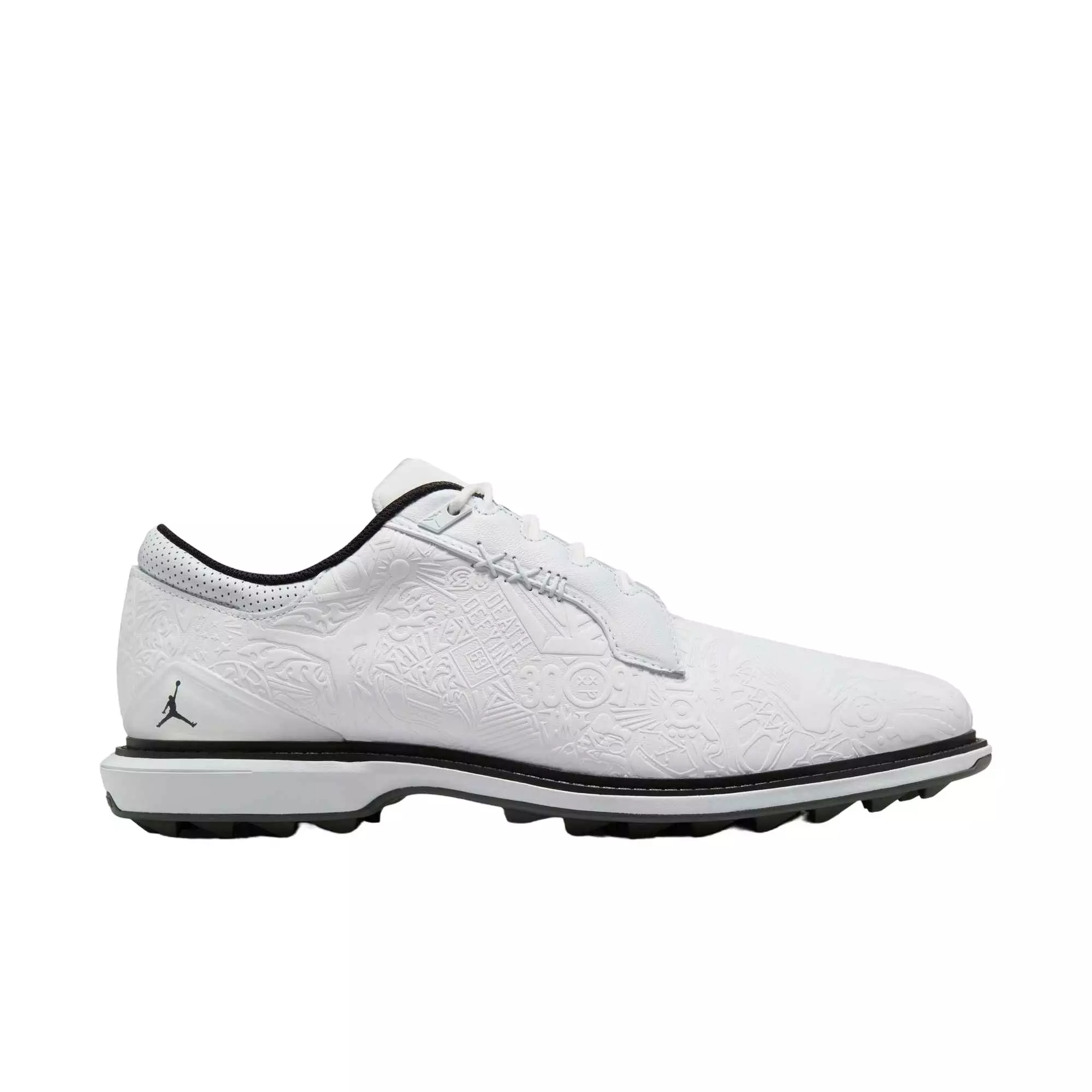 Jordan ADG 5 "White/Iron Grey/Black/Pure Platinum" Men's Golf Shoe - WHITE/GREY/BLACK/PLATINUM