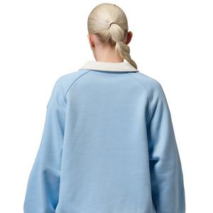 Jordan Women's Flight Fleece Rugby Top -Blue