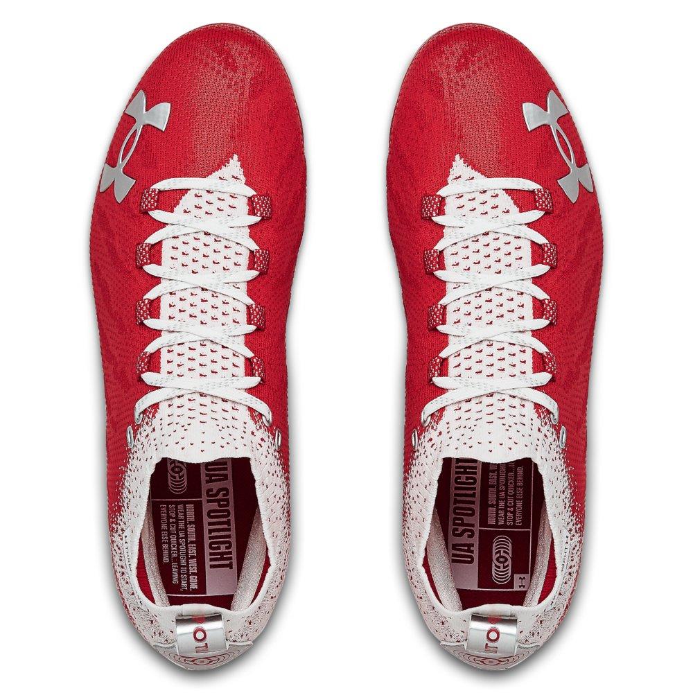 red under armour spotlight cleats