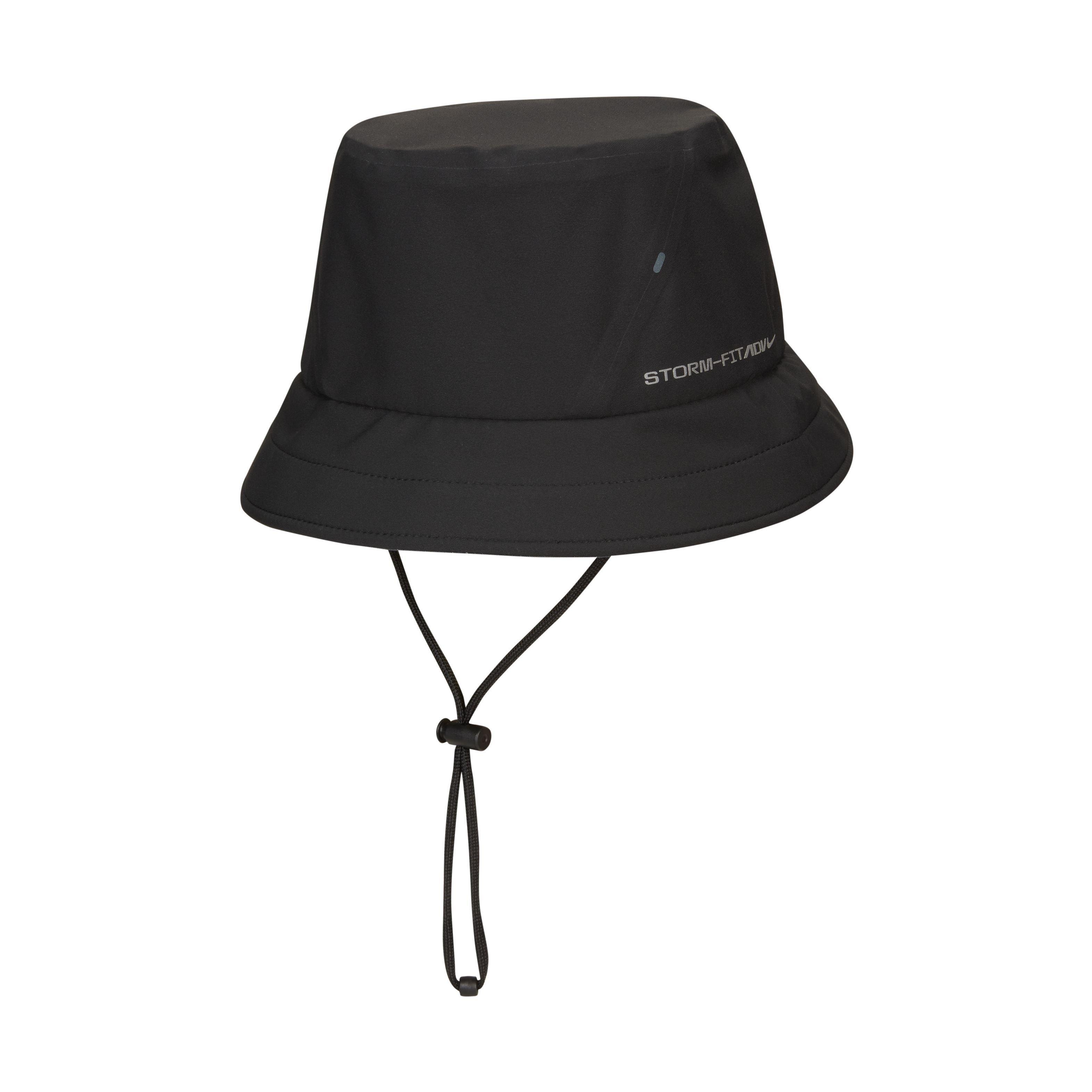 Nike Storm-FIT ADV Apex Bucket Hat - BLACK Thumbnail View 5