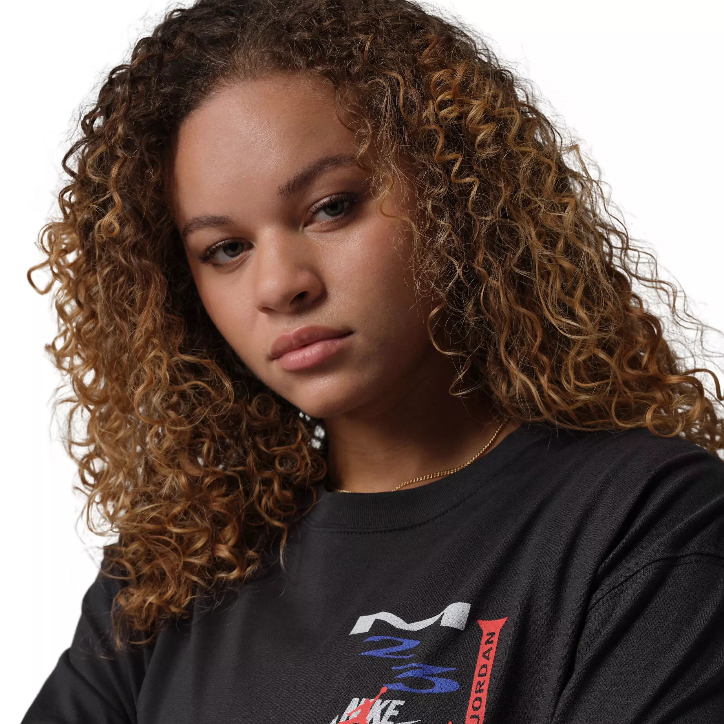 Jordan Women's Flight Oversized Long-Sleeve T-Shirt - Black - BLACK