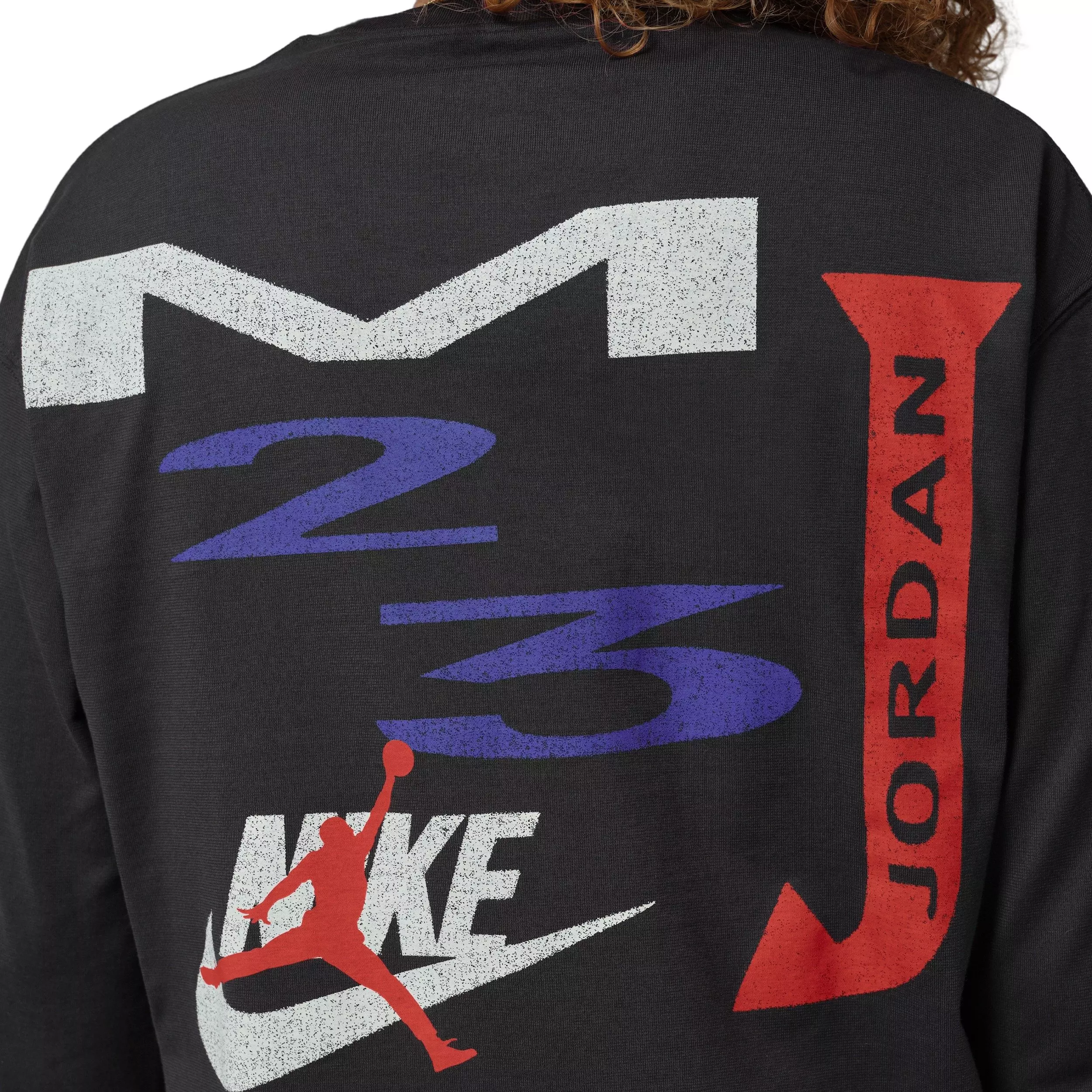 Jordan Women's Flight Oversized Long-Sleeve T-Shirt -Black - BLACK