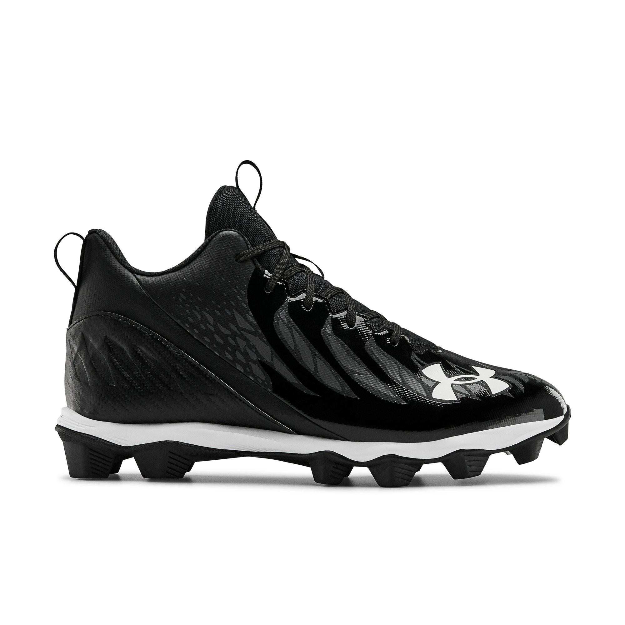 under armour men's spotlight franchise mid rm football cleats wide