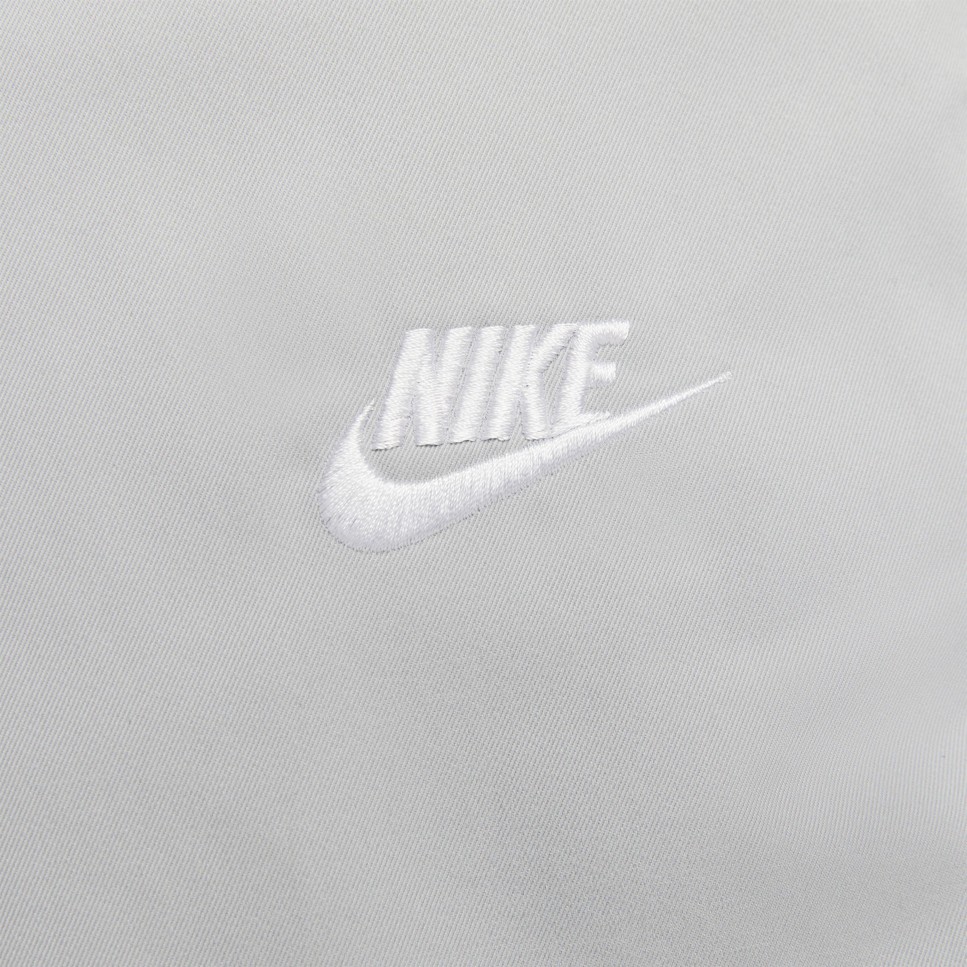 Nike Men's Club Woven Tapered Leg Pants - Grey - GREY Thumbnail View 4