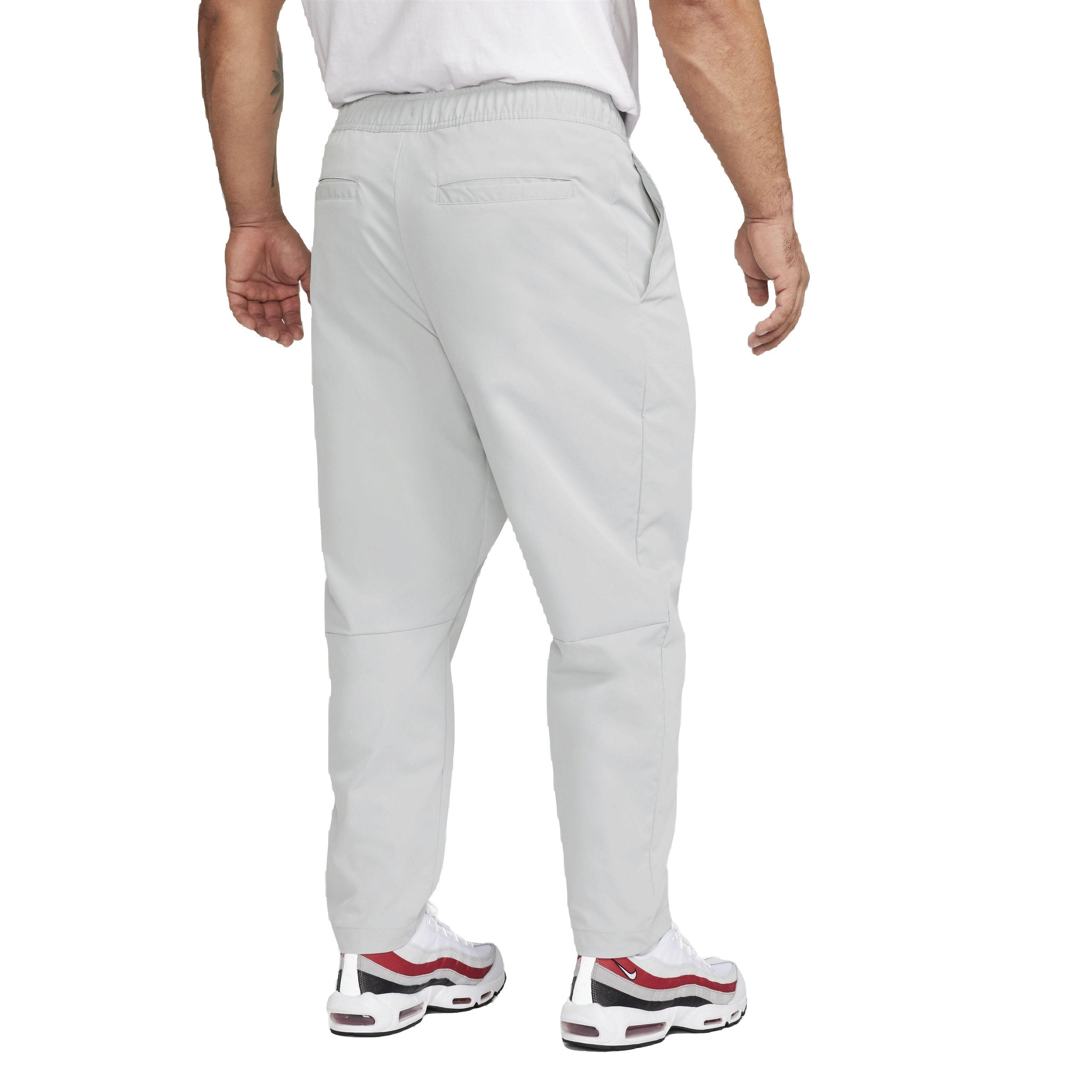 Nike Men's Club Woven Tapered Leg Pants - Grey - GREY Thumbnail View 8