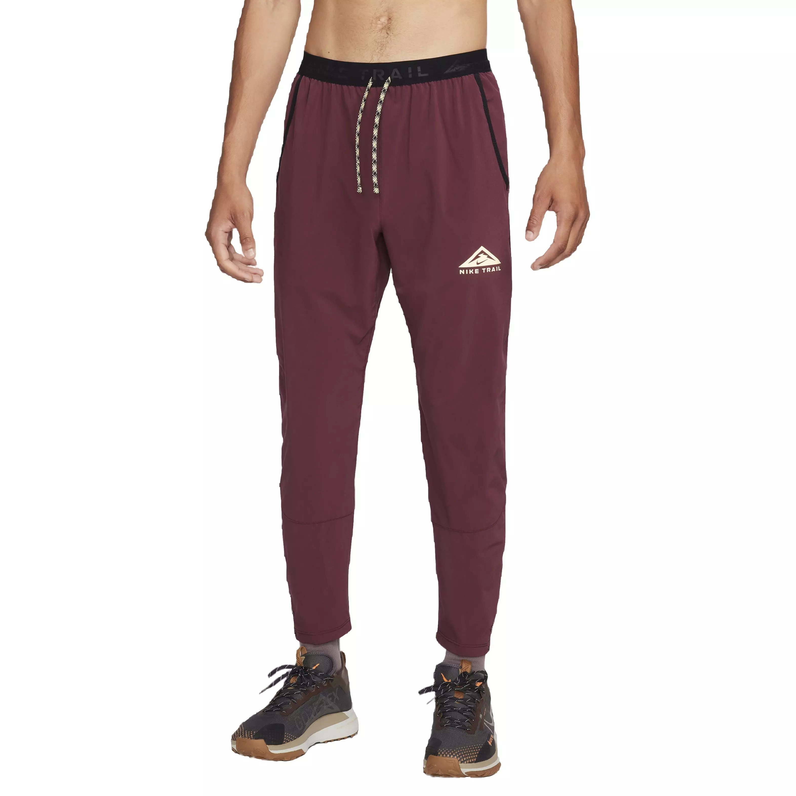 Nike Men's Dri-FIT Trail Dawn Running Pants - Red - RED