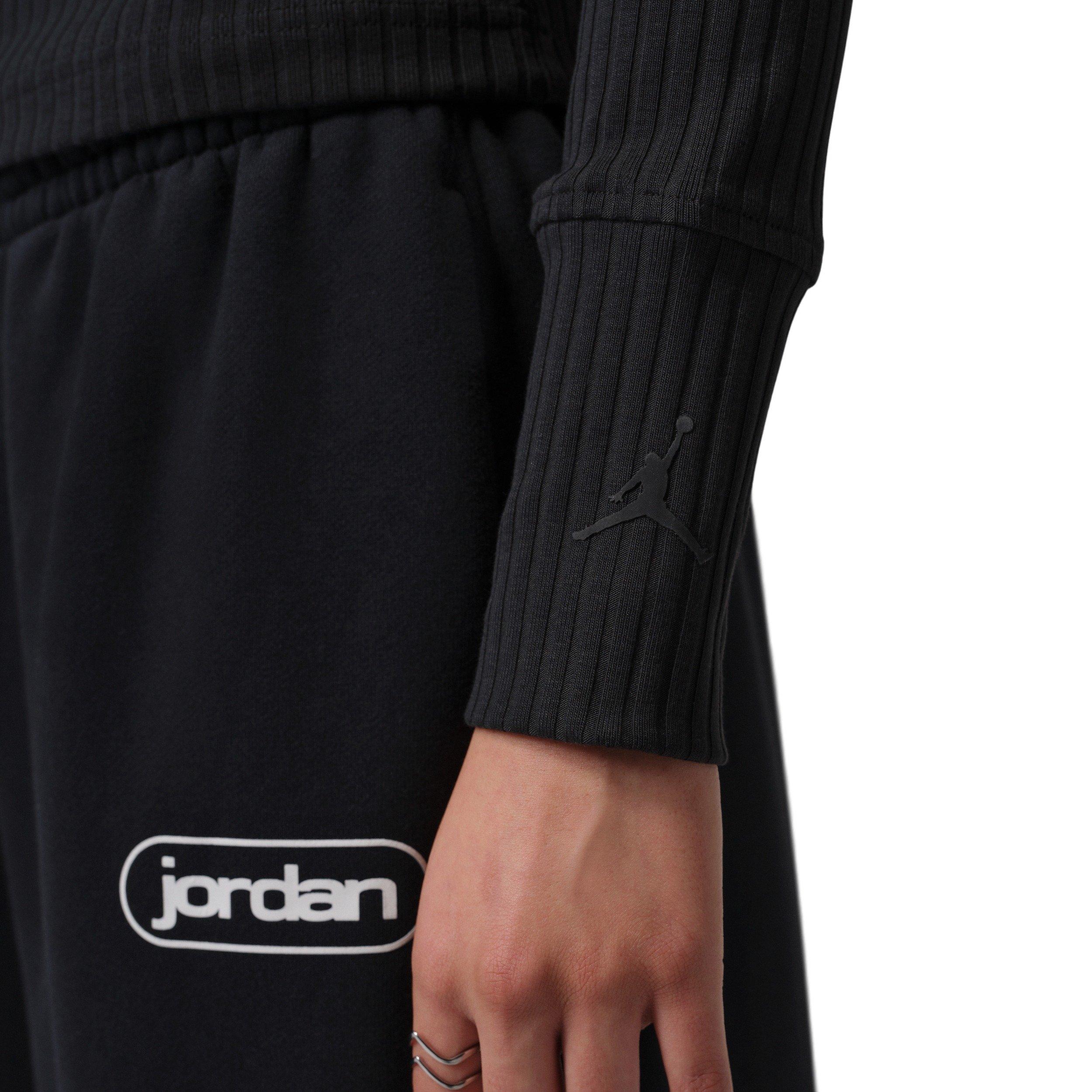 Jordan Women's Flight Long-Sleeve Top - Black - BLACK Thumbnail View 4