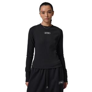 Jordan Women's Flight Long-Sleeve Top -Black