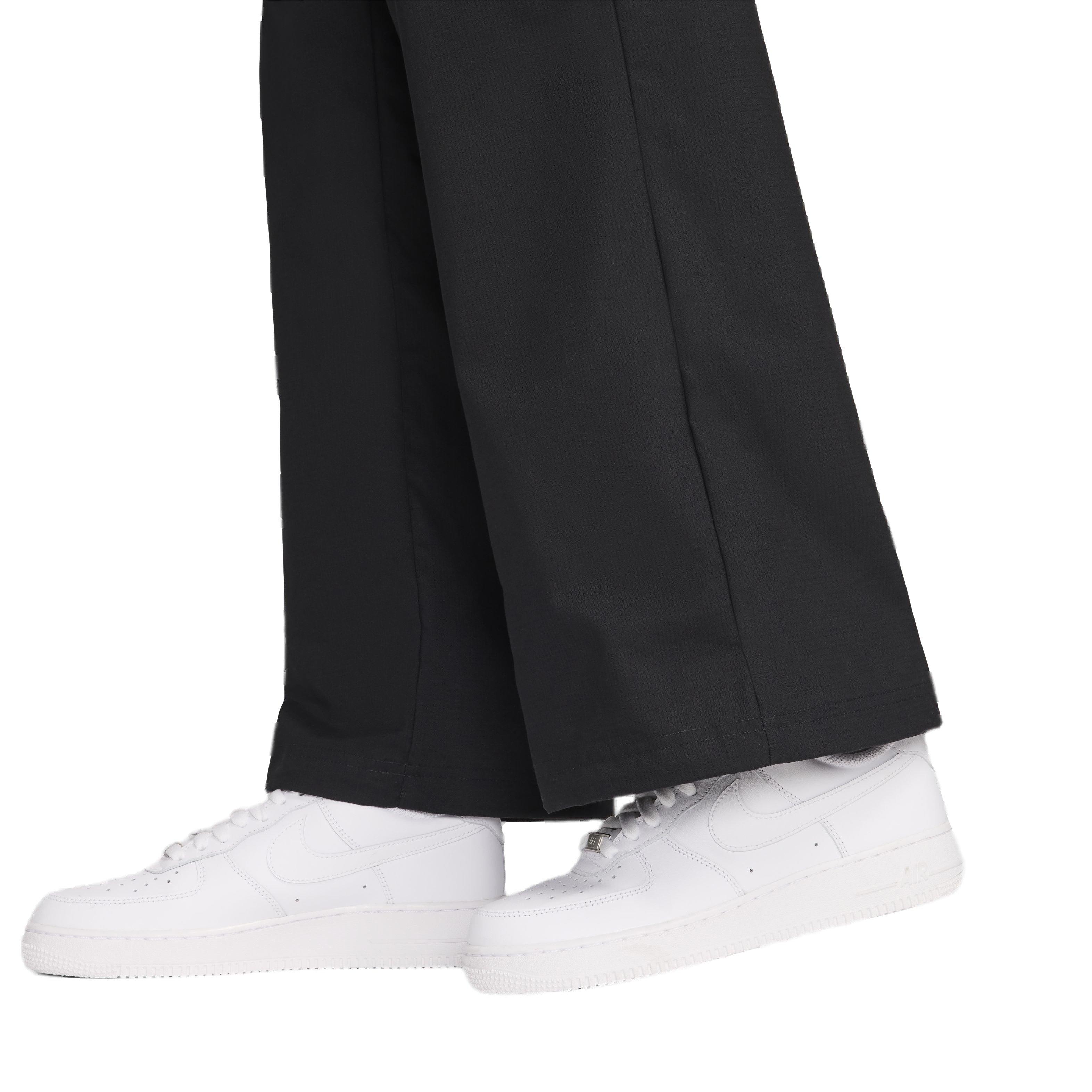 Nike Women's Sportswear Essential Woven Mid-Rise Stardard Cargo Pants - BLACK Thumbnail View 6