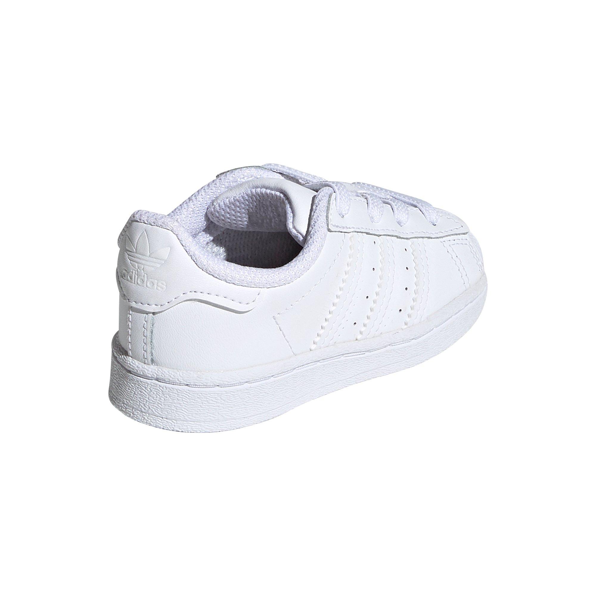 adidas Superstar "Cloud White" Toddler Kids' Shoe - WHITE Thumbnail View 7