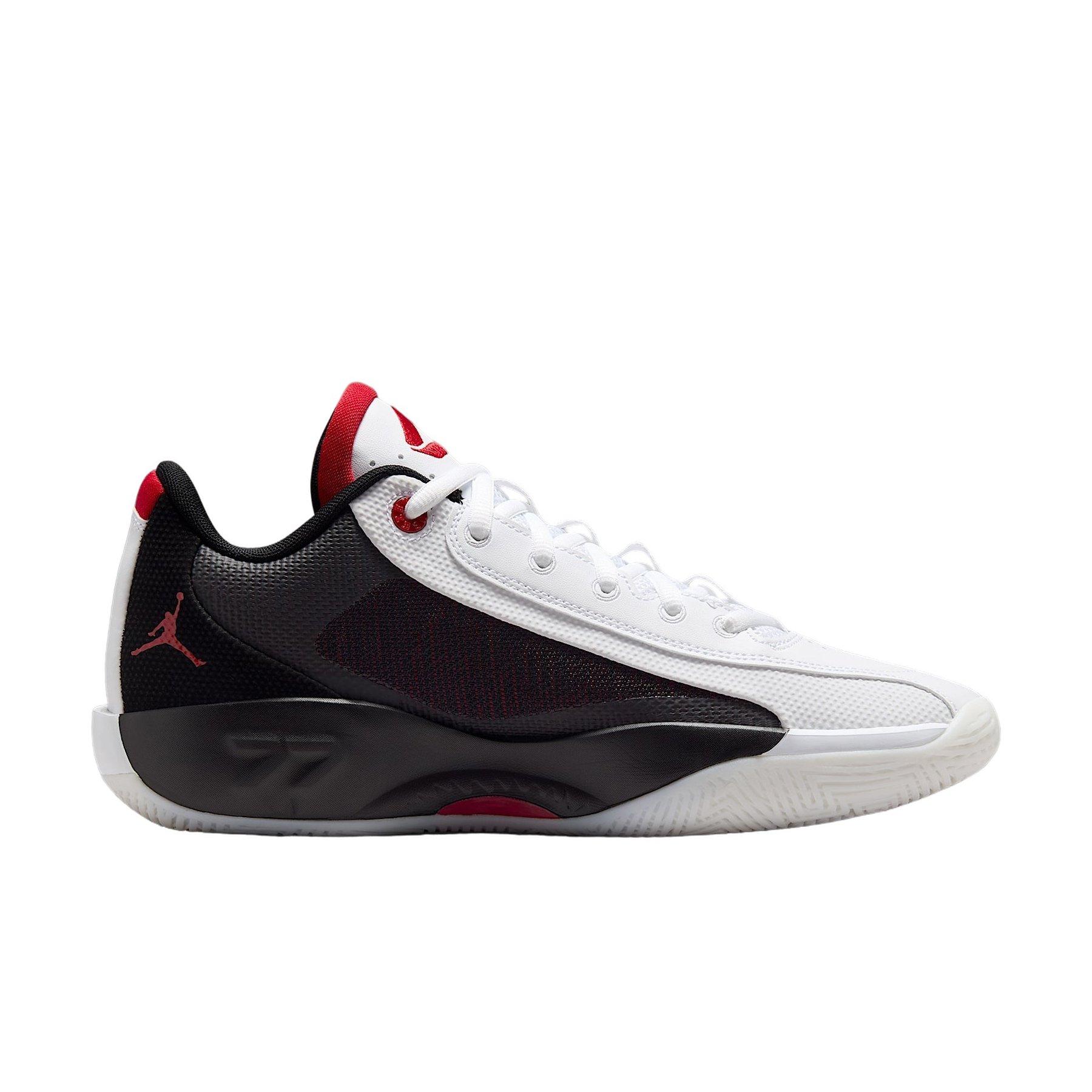 Jordan Luka .77 "White/Black/Gym Red" Men's Basketball Shoe - WHITE/BLACK/RED Thumbnail View 1