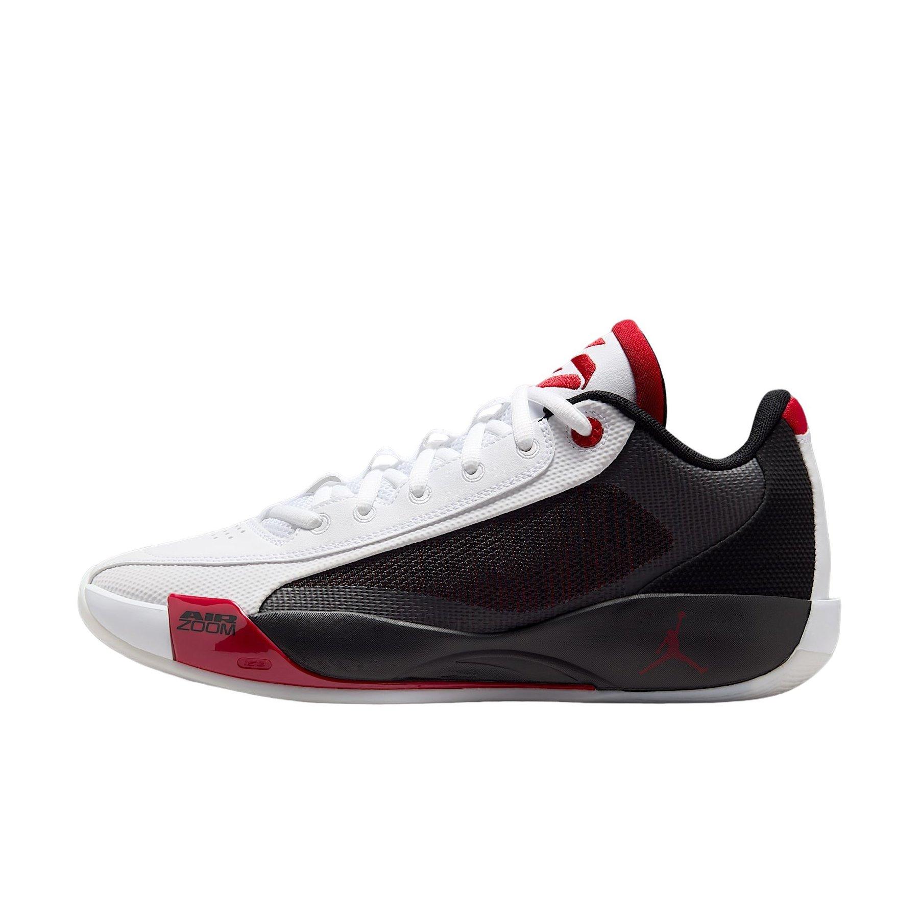 Jordan Luka .77 "White/Black/Gym Red" Men's Basketball Shoe - WHITE/BLACK/RED Thumbnail View 2