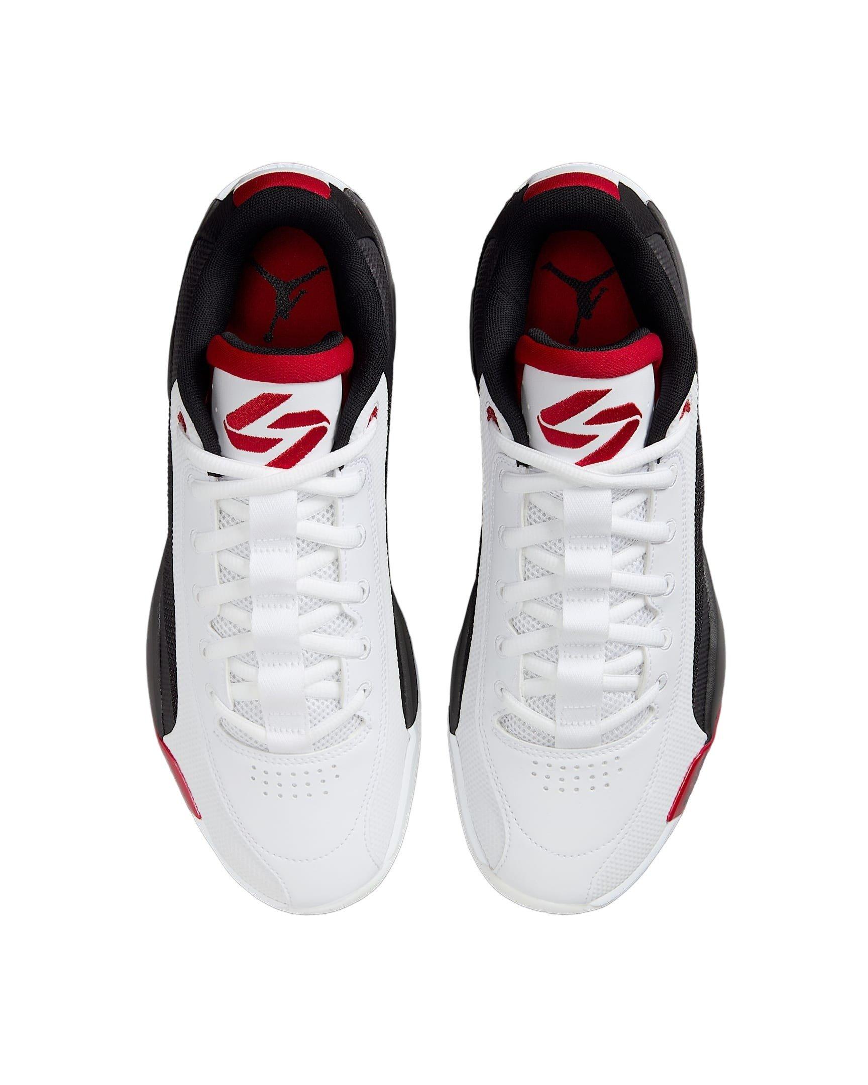 Jordan Luka .77 "White/Black/Gym Red" Men's Basketball Shoe - WHITE/BLACK/RED Thumbnail View 3