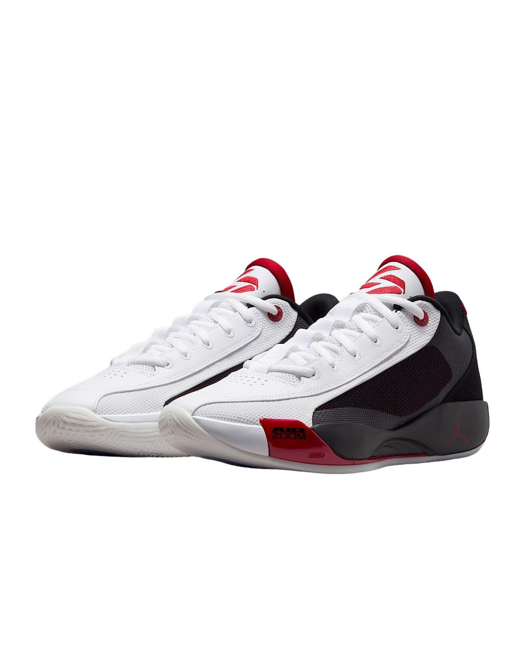 Jordan Luka .77 "White/Black/Gym Red" Men's Basketball Shoe - WHITE/BLACK/RED Thumbnail View 4