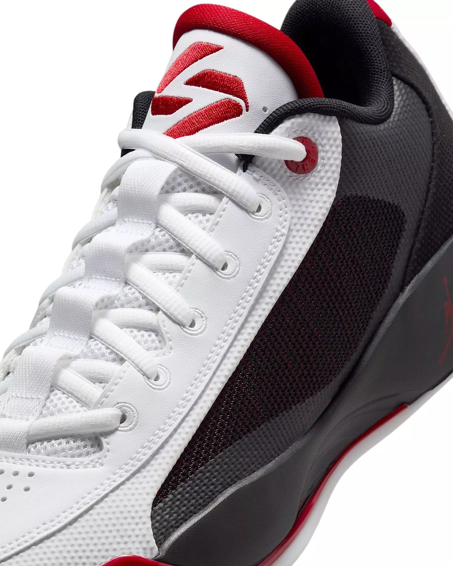 Jordan Luka .77 "White/Black/Gym Red" Men's Basketball Shoe - WHITE/BLACK/RED