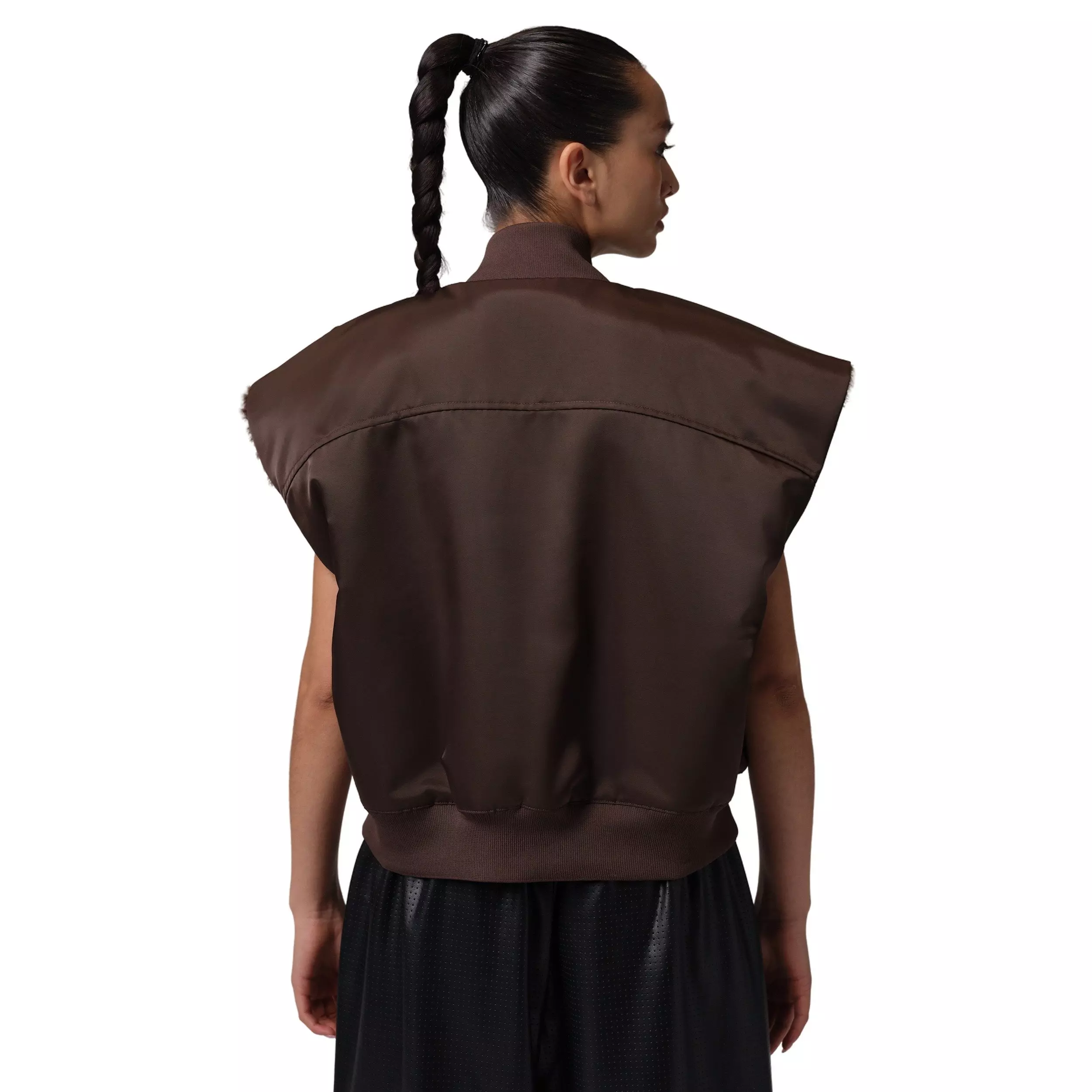 Jordan Women's Flight Reversible Vest  - Brown/Khaki - BROWN/KHAKI