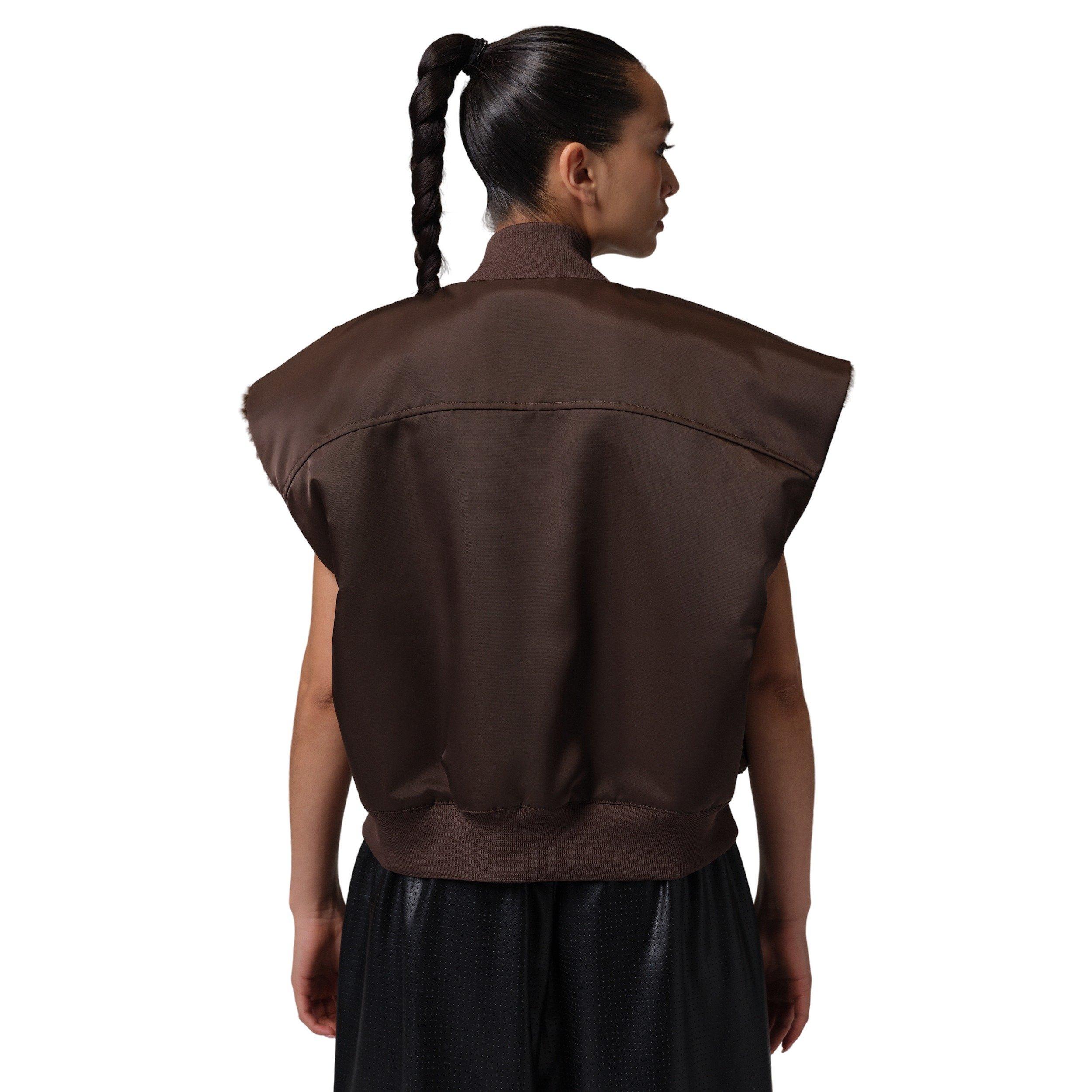 Jordan Women's Flight Reversible Vest -Brown/Khaki - BROWN/KHAKI Thumbnail View 2