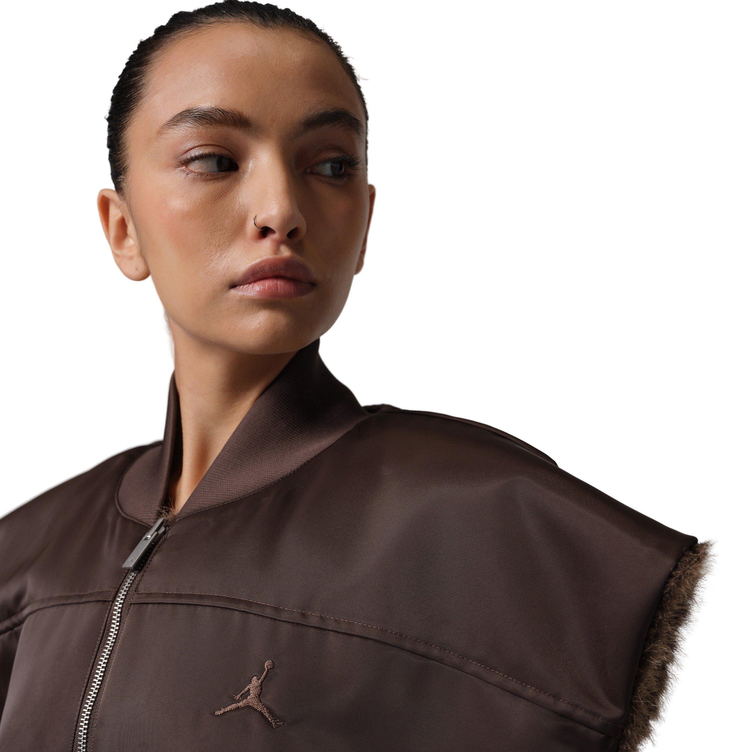 Jordan Women's Flight Reversible Vest -Brown/Khaki - BROWN/KHAKI Thumbnail View 3