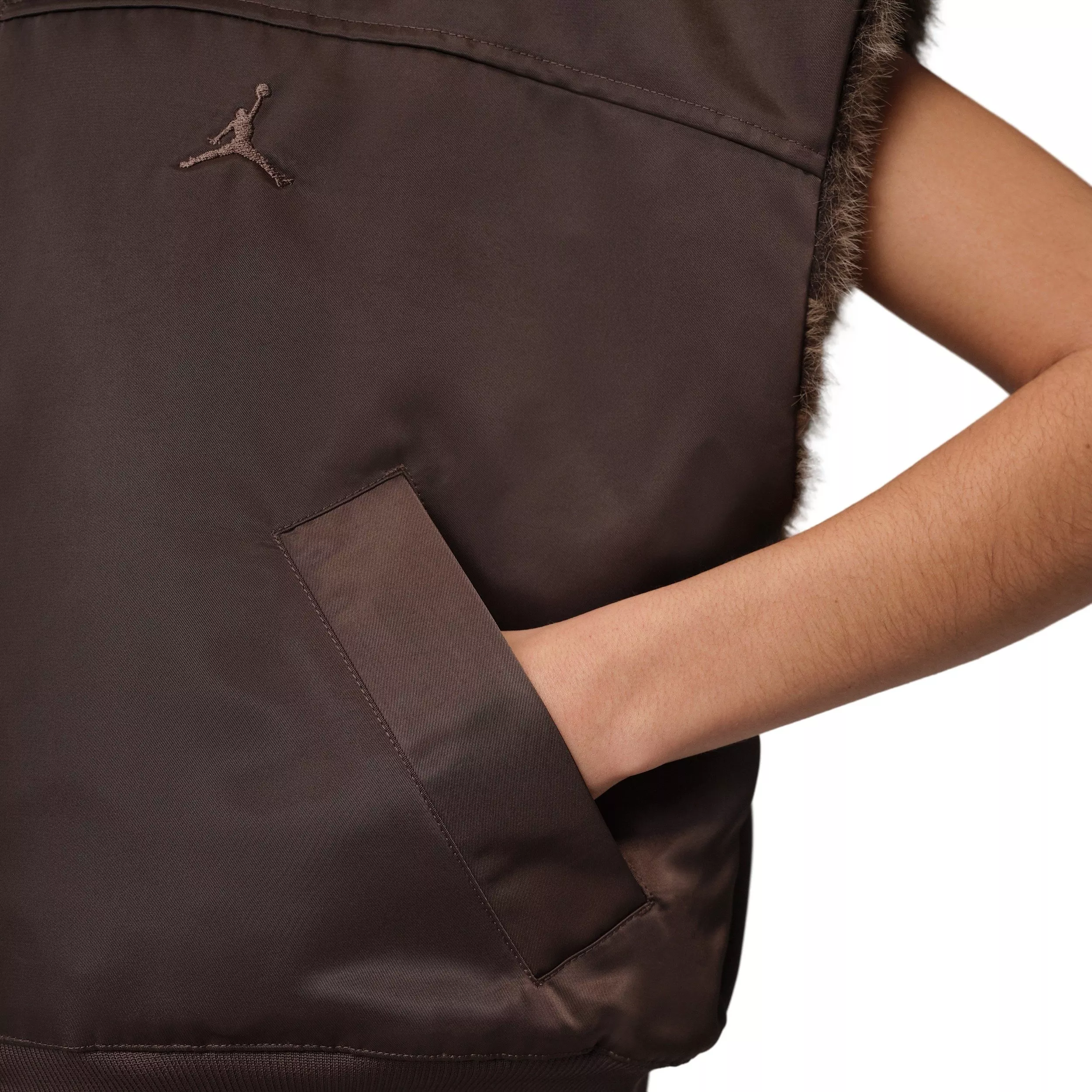 Jordan Women's Flight Reversible Vest -Brown/Khaki - BROWN/KHAKI