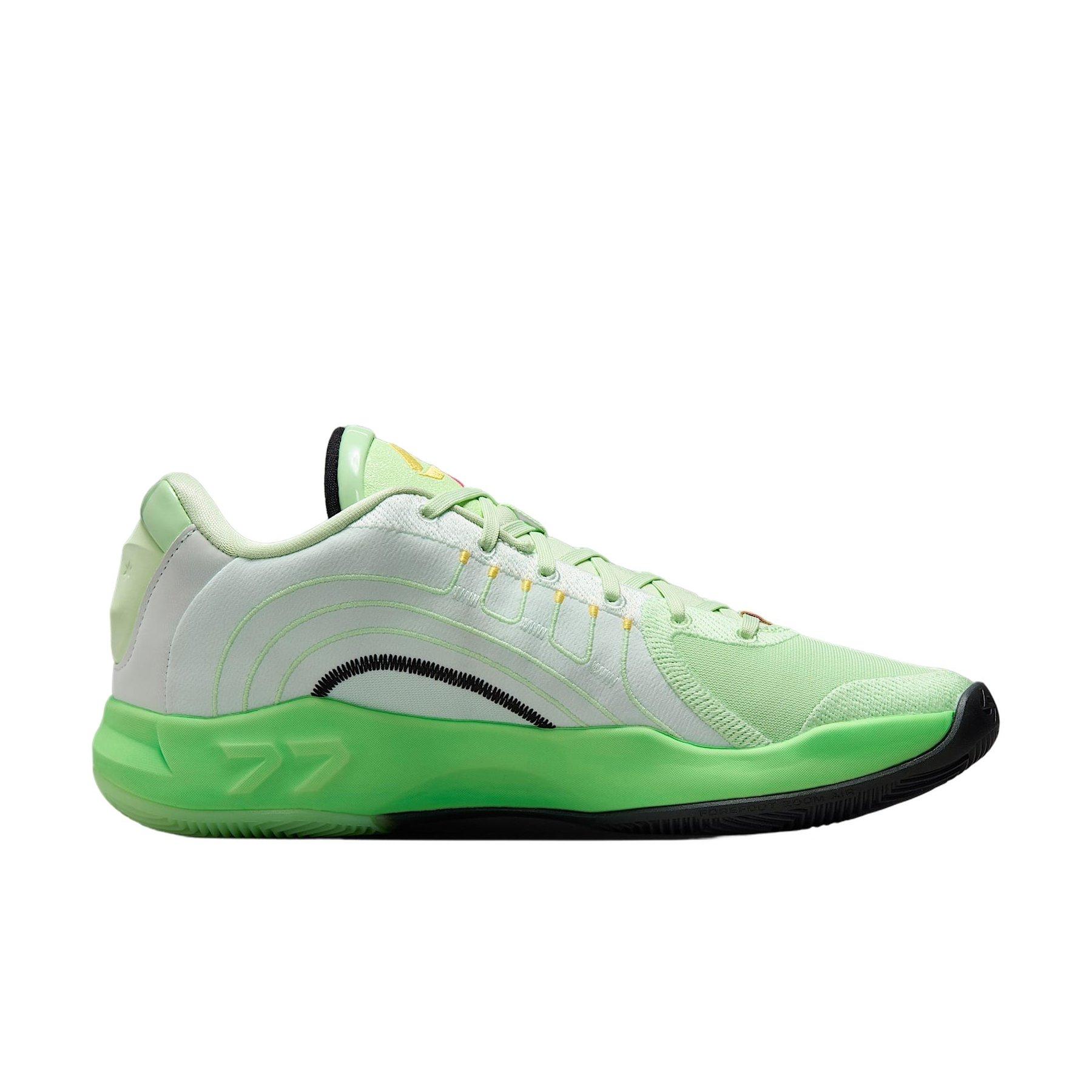 Jordan Luka 4 "Barely Green/Vapor Green/Metallic Silver/Black" Men's Basketball Shoe - GREEN/GREEN/SILVER/BLACK Thumbnail View 1