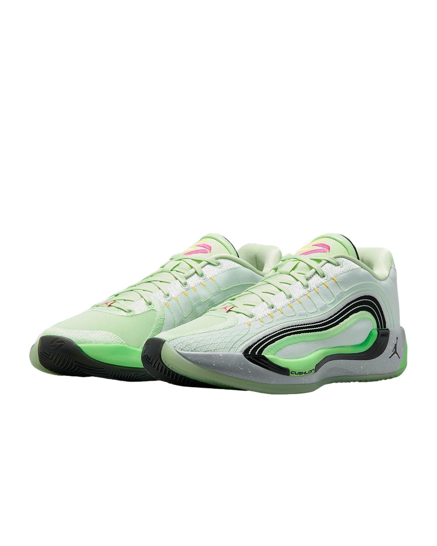 Jordan Luka 4 "Barely Green/Vapor Green/Metallic Silver/Black" Men's Basketball Shoe - GREEN/GREEN/SILVER/BLACK Thumbnail View 4