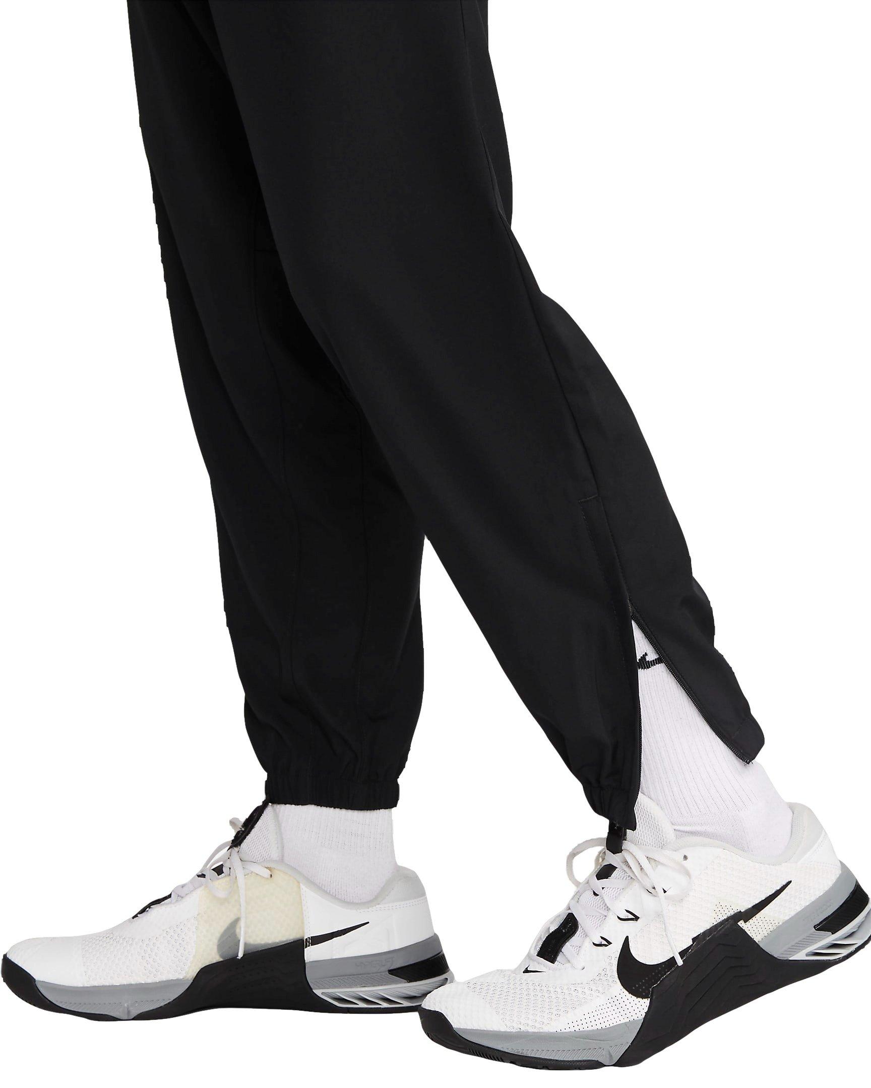 Nike Men's Dri-FIT Form Tapered Versatile Pants - BLACK Thumbnail View 4