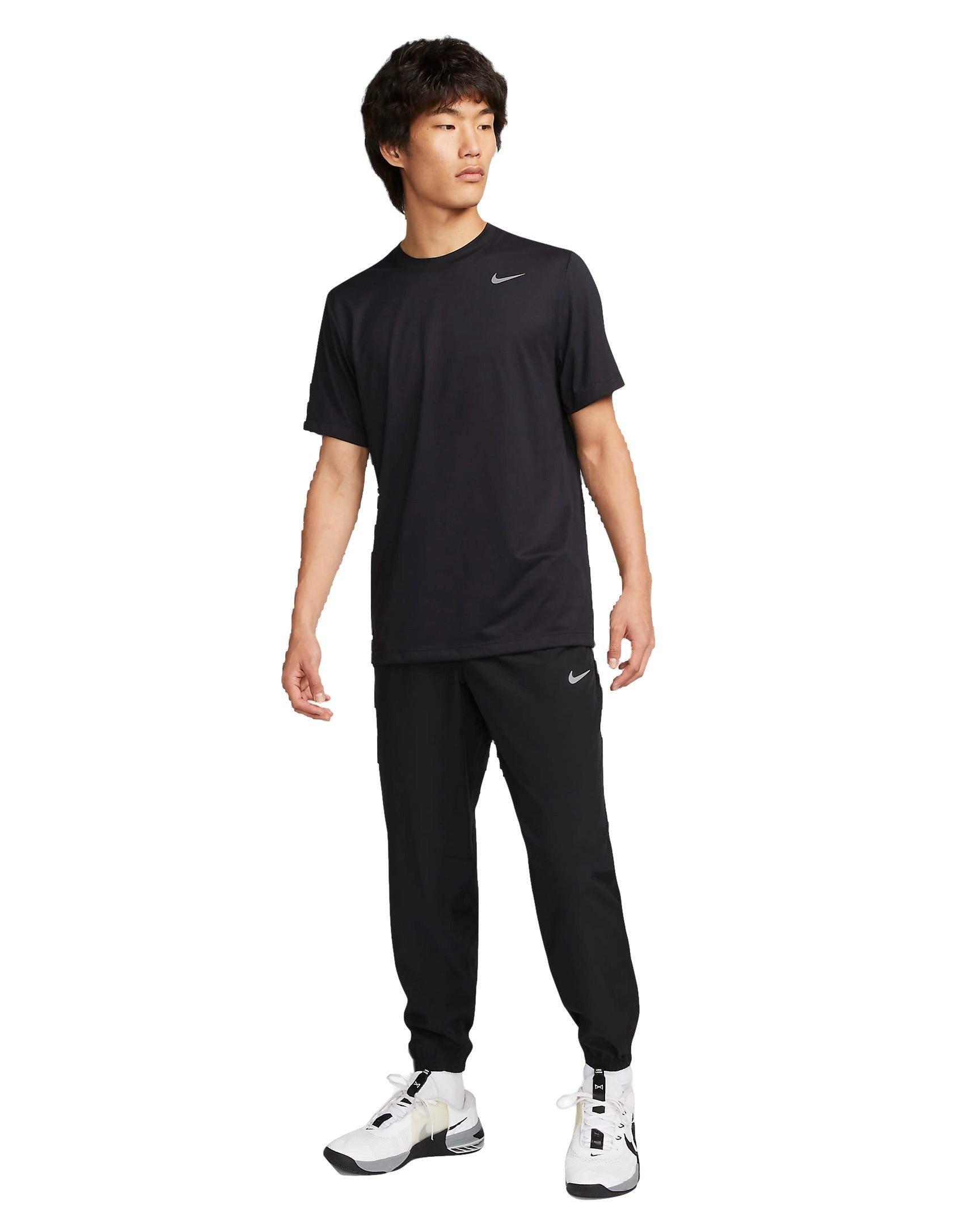 Nike Men's Dri-FIT Form Tapered Versatile Pants - BLACK Thumbnail View 6
