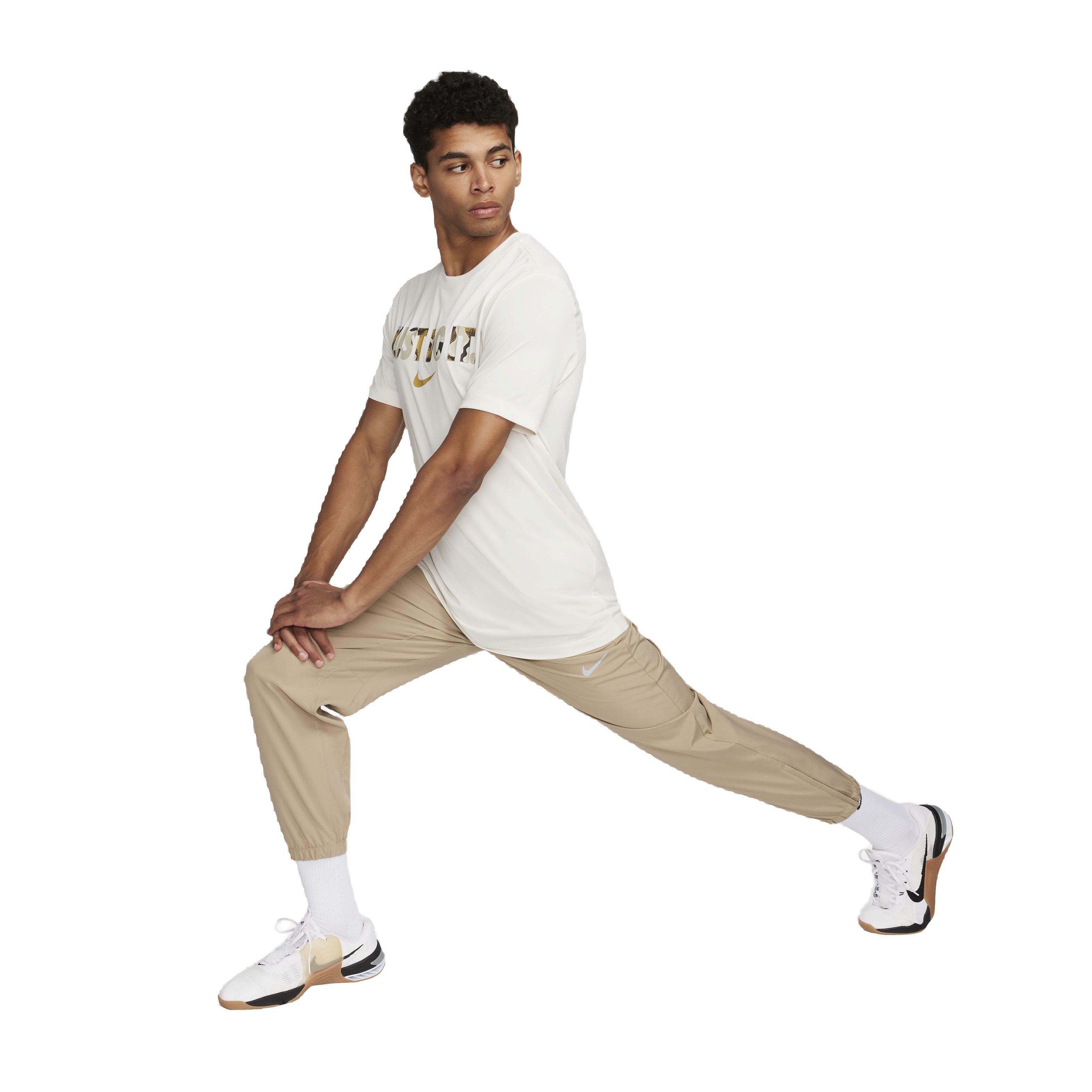 Nike Men's Dri-FIT Form Tapered Versatile Pants - BROWN Thumbnail View 6