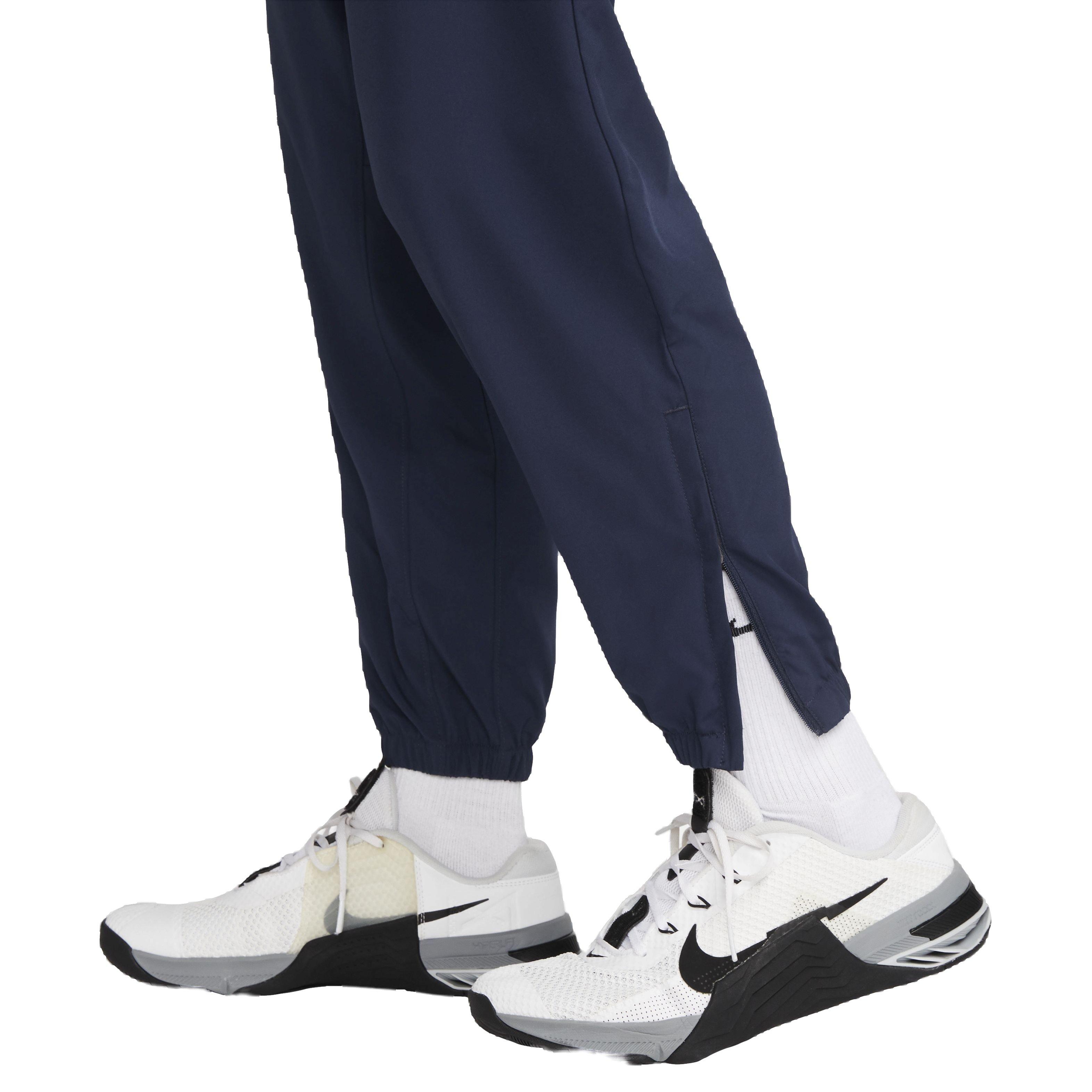 Nike Men's Dri-FIT Form Tapered Versatile Pants - BLUE Thumbnail View 4