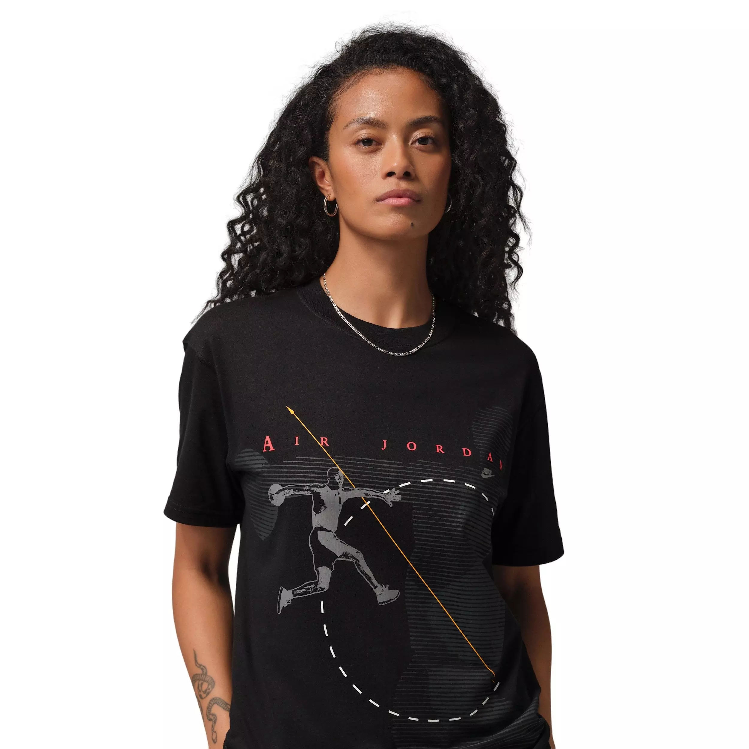 Jordan Women's Flight Graphic Vault T-Shirt - Black - BLACK
