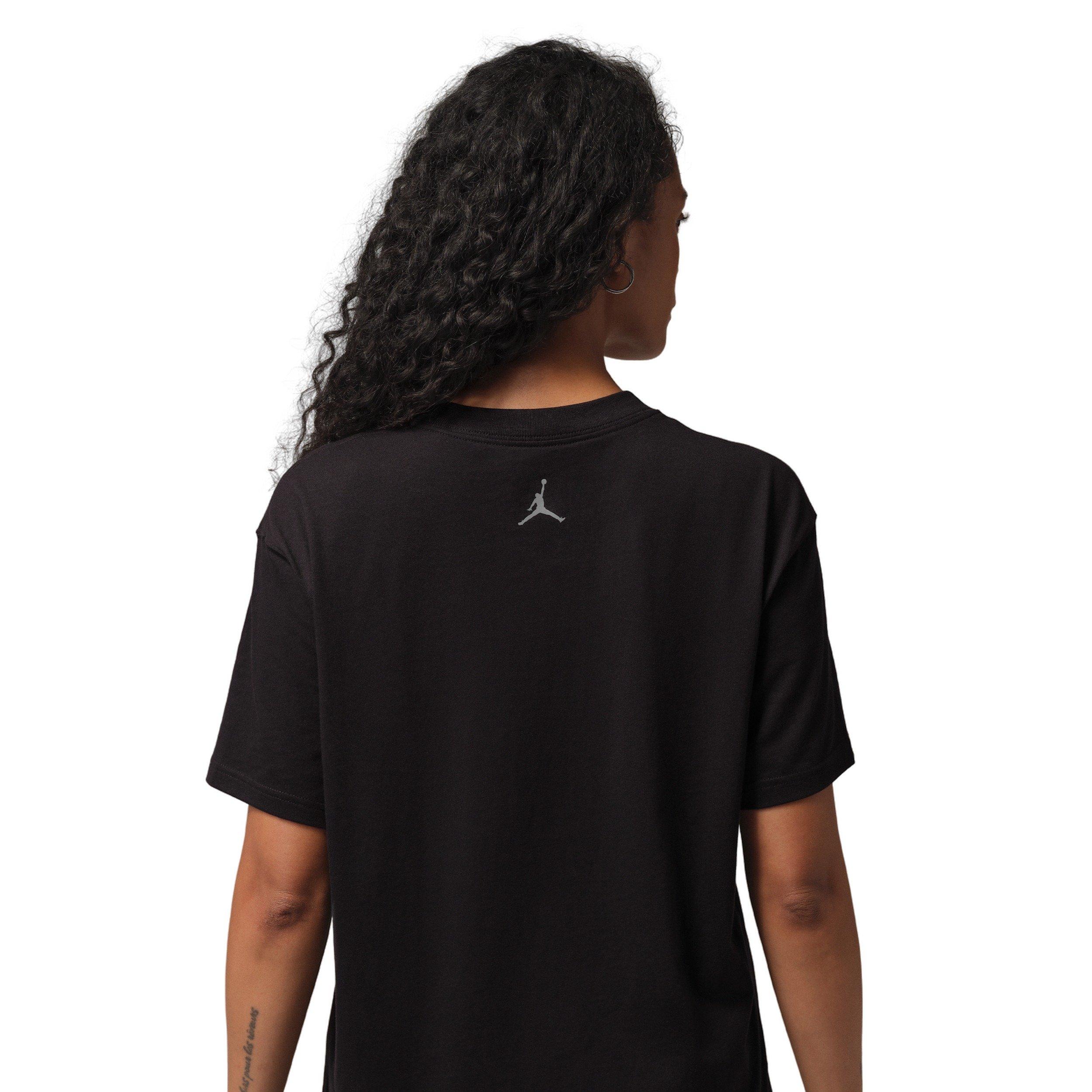 Jordan Women's Flight Graphic Vault T-Shirt -Black - BLACK Thumbnail View 2