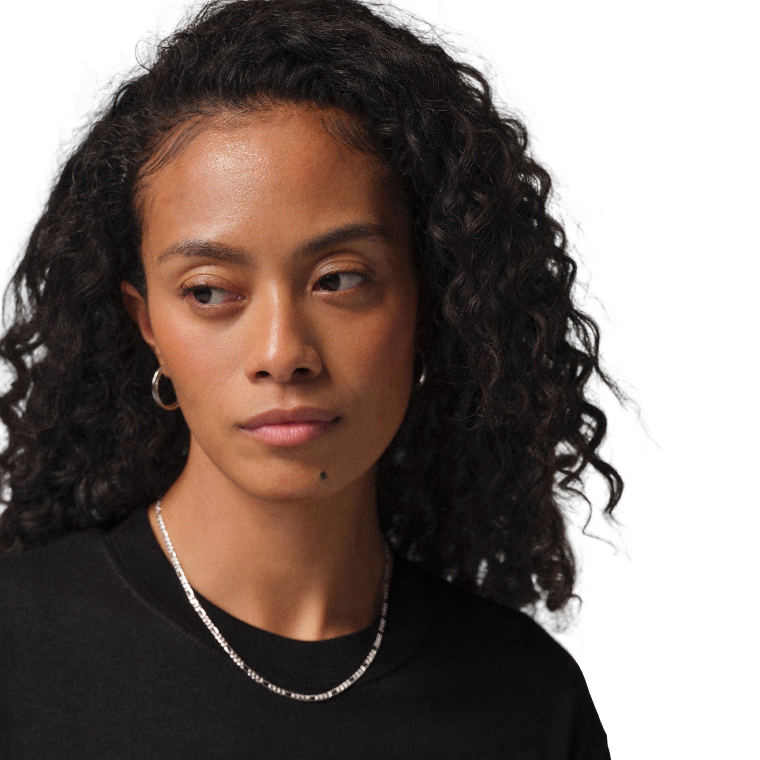 Jordan Women's Flight Graphic Vault T-Shirt - Black - BLACK Thumbnail View 3