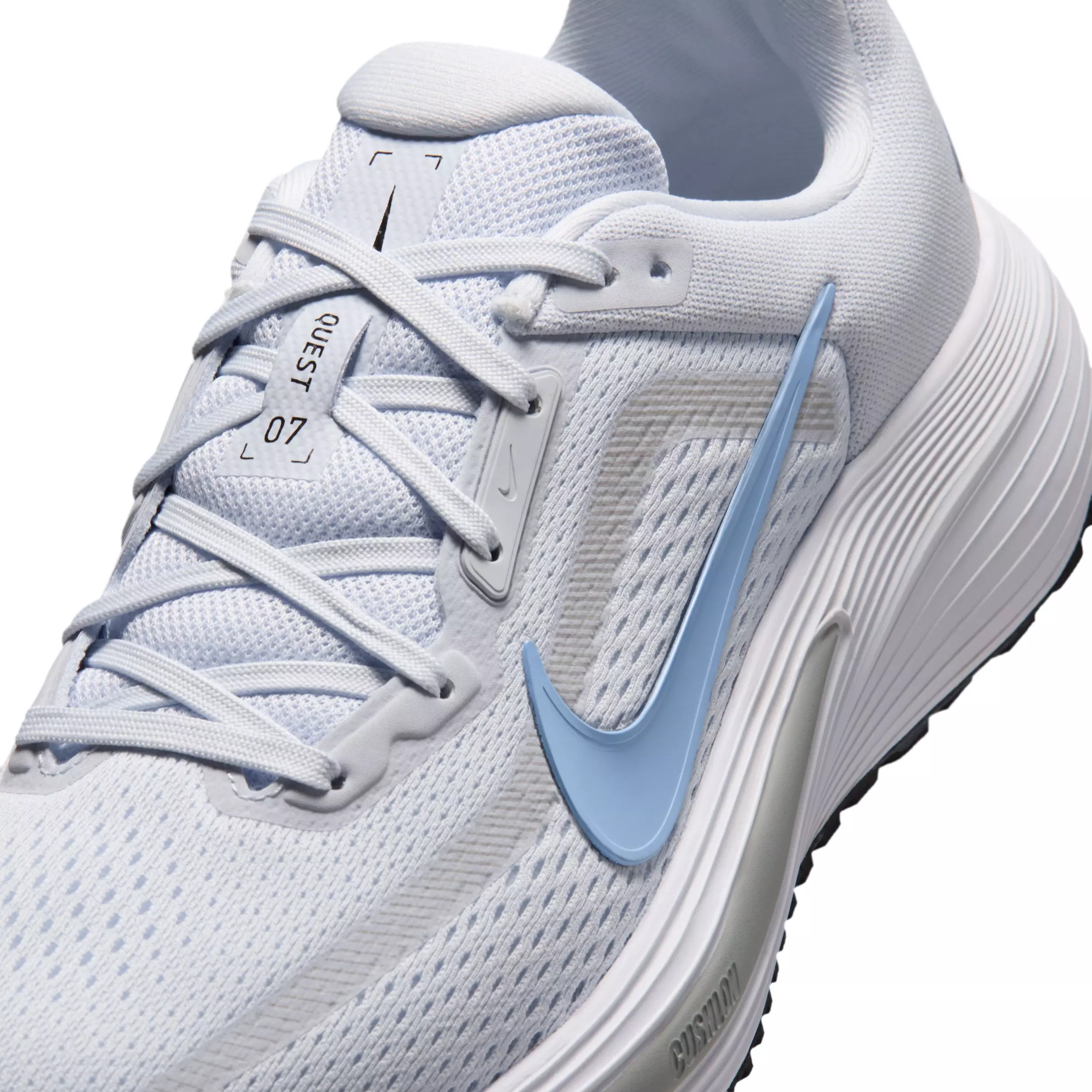 Nike Quest 7 "Football Grey/White/Grey Fog/Aluminum" Women's Running Shoe - GREY/WHITE/GREY/ALUMINUM