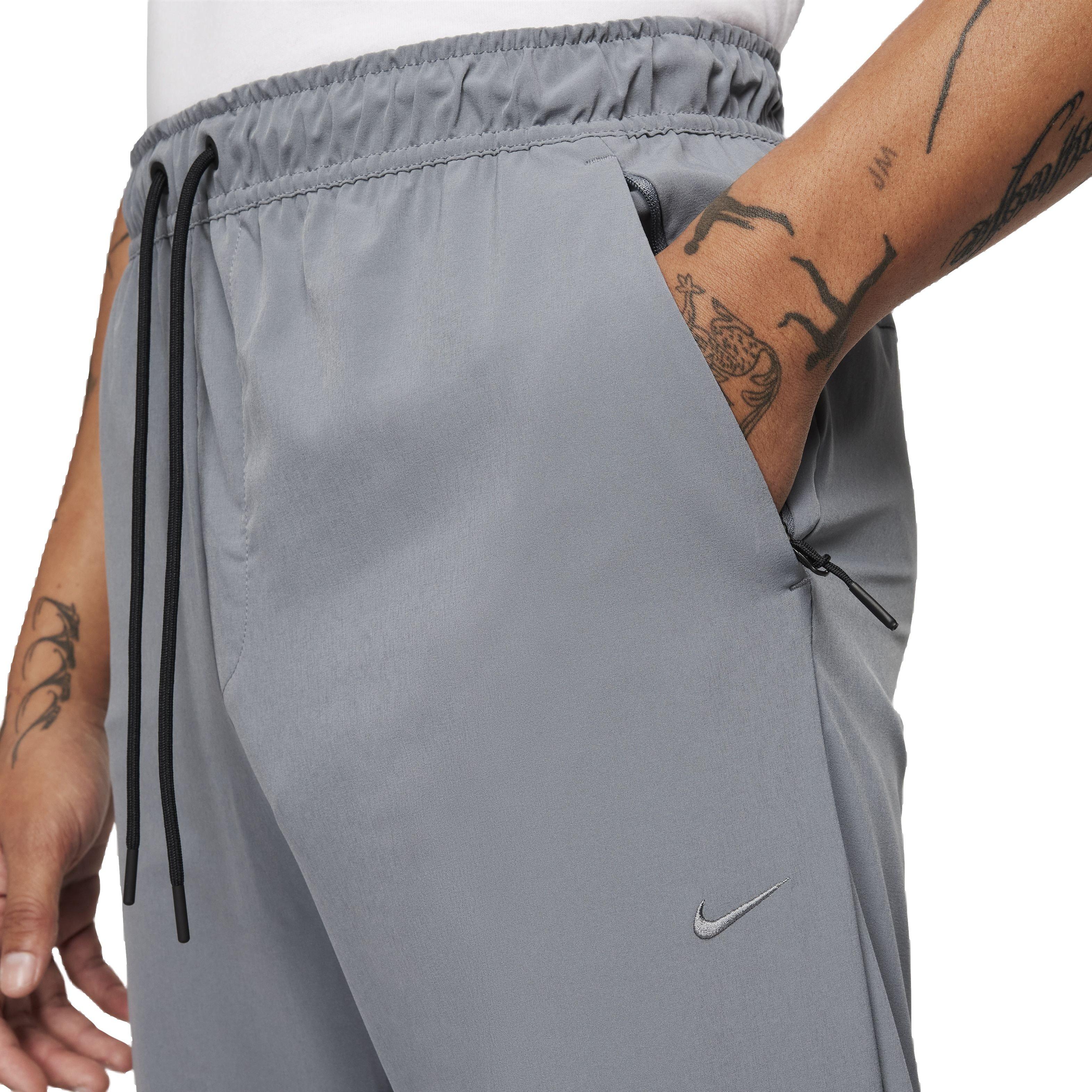 Nike Men's Dri-FIT Unlimited Tapered Leg Versatile Pants - GREY Thumbnail View 3