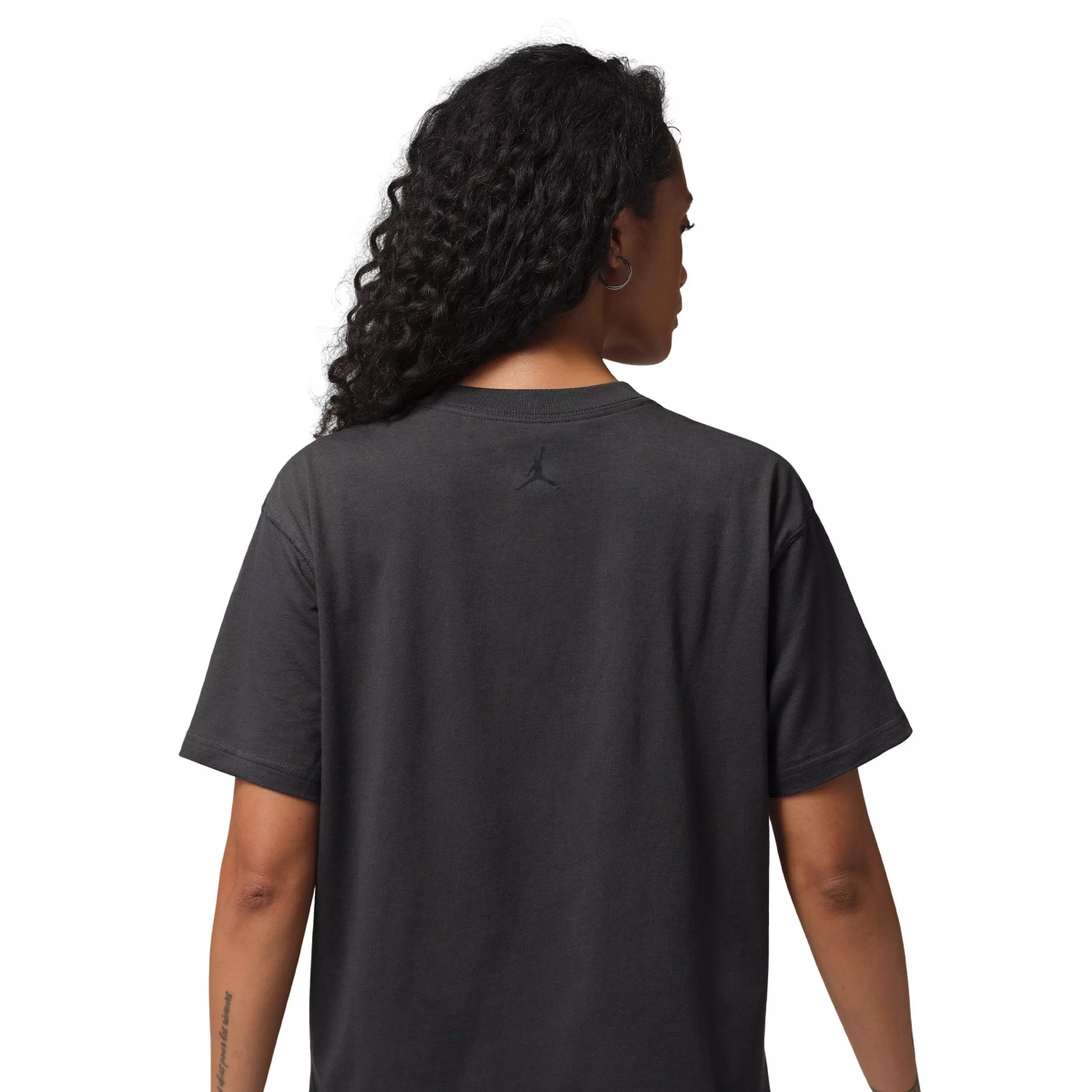 Jordan Women's Flight Graphic Vault T-Shirt - Dk Grey - DARK GREY