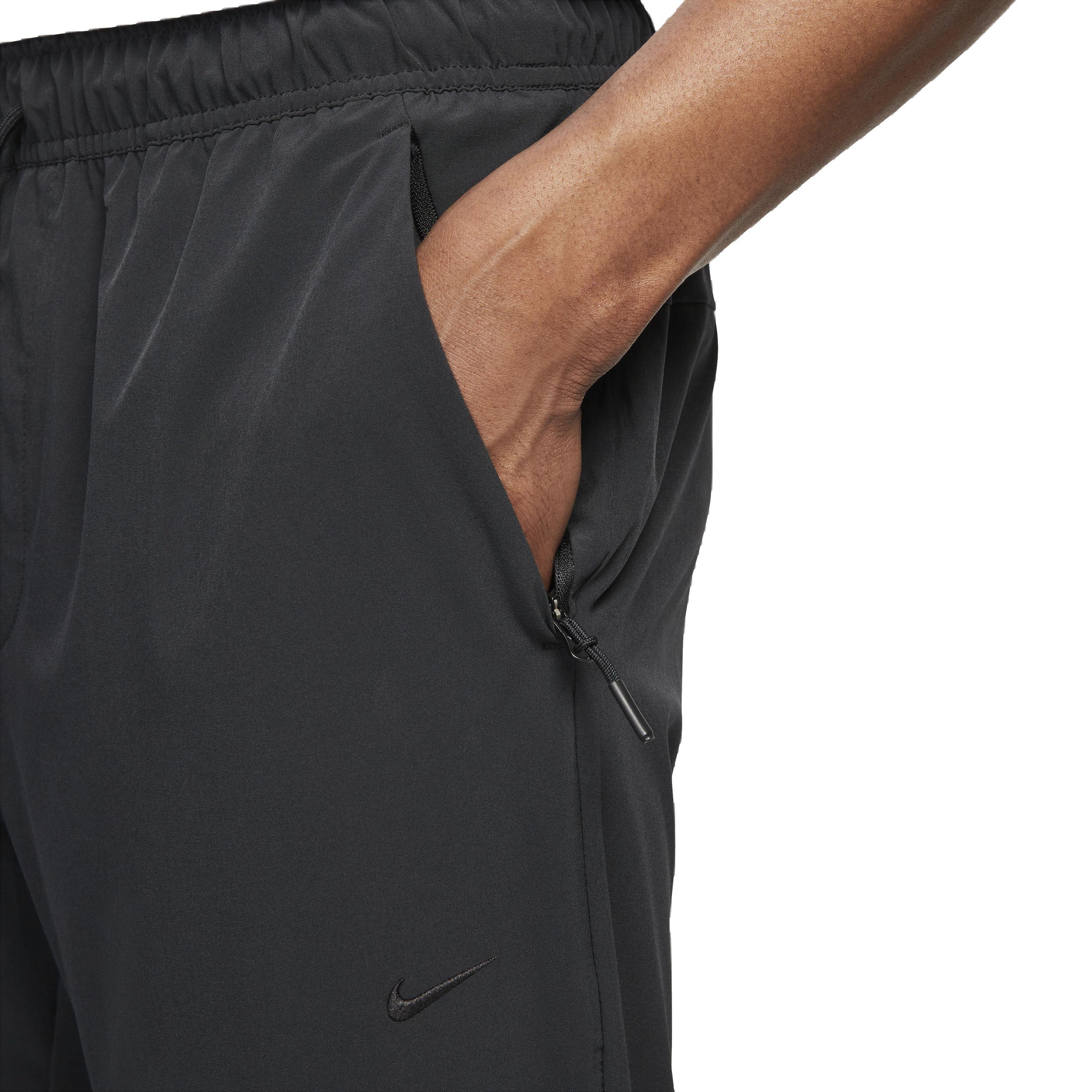Nike Men's Dri-FIT Unlimited Zippered Cuff Versatile Pants - BLACK Thumbnail View 4
