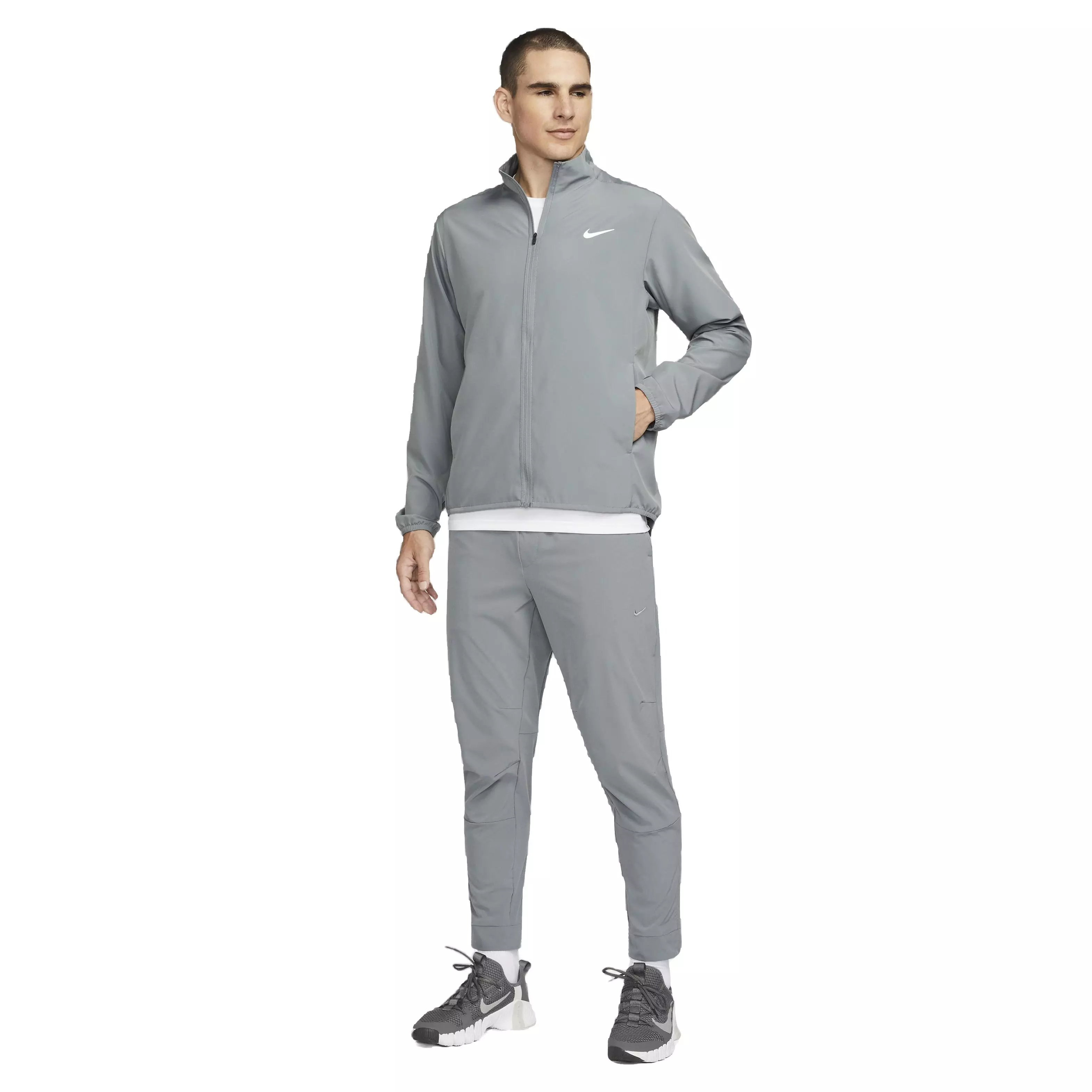 Nike Men's Dri-FIT Unlimited Zippered Cuff Versatile Pants - GREY