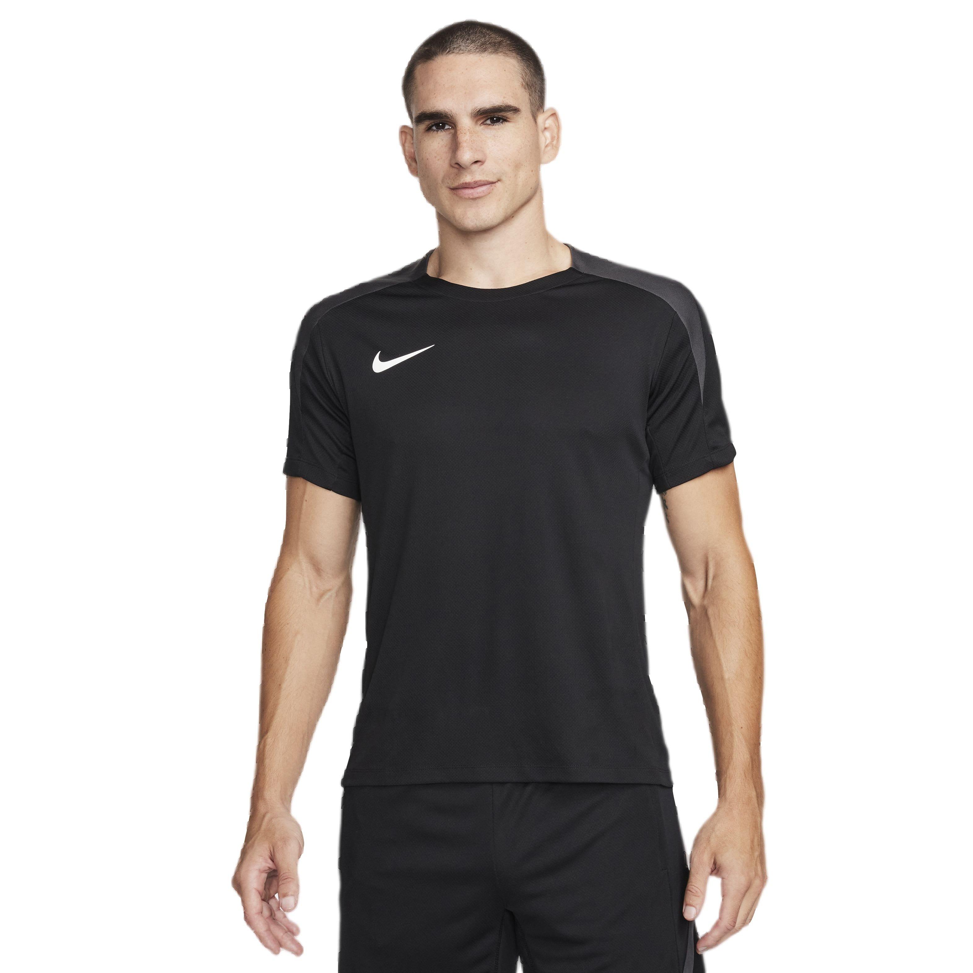 Nike Men's Strike Dri-FIT Short-Sleeve Soccer Top - Black - BLACK Thumbnail View 1