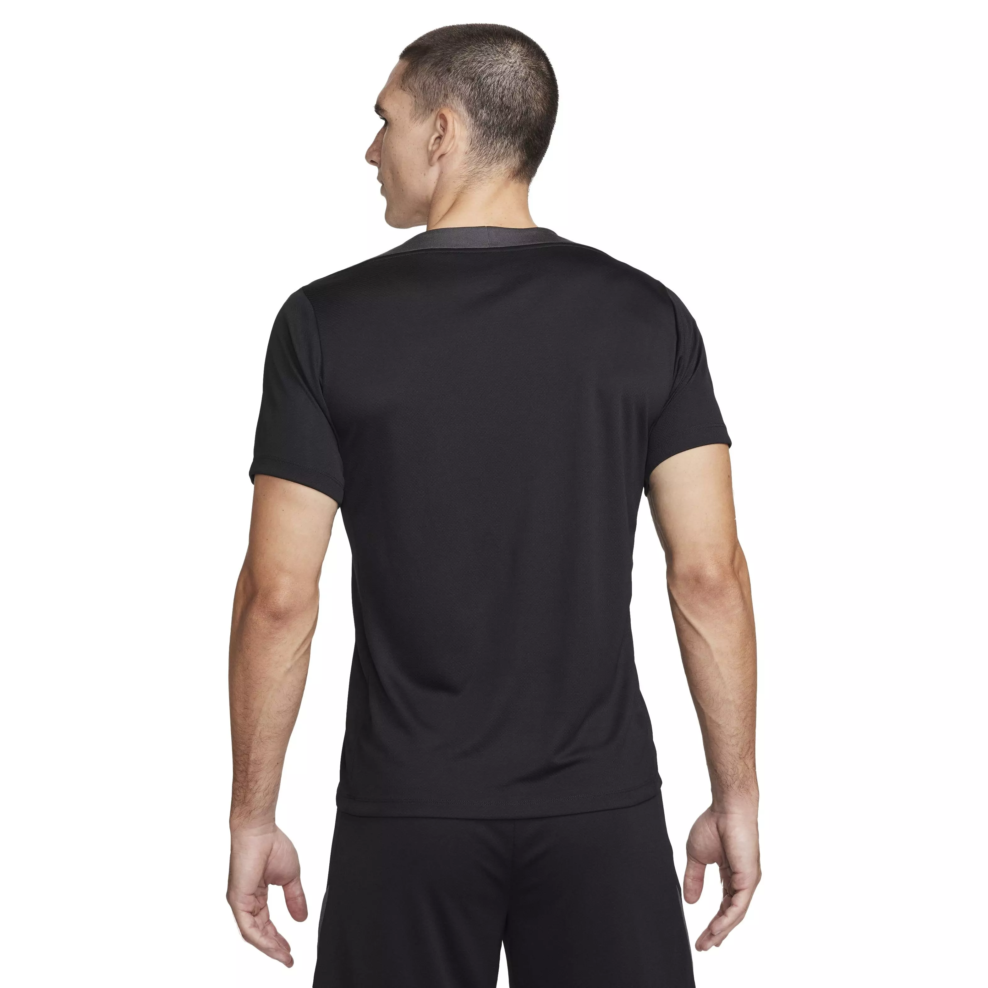 Nike Men's Strike Dri-FIT Short-Sleeve Soccer Top - Black - BLACK